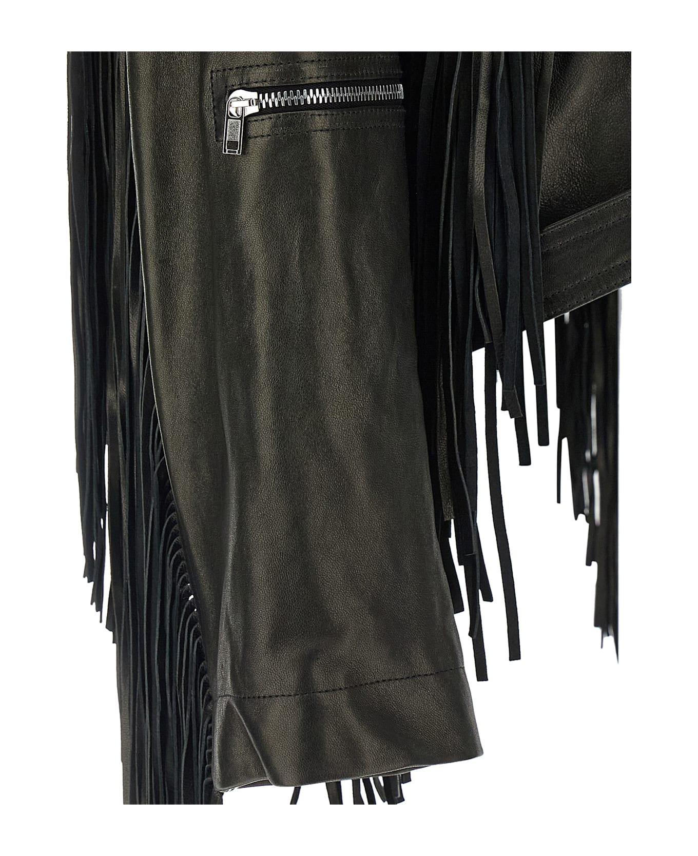 Rick Owens 
cropped Scarf Flight
 Jacket - Black  