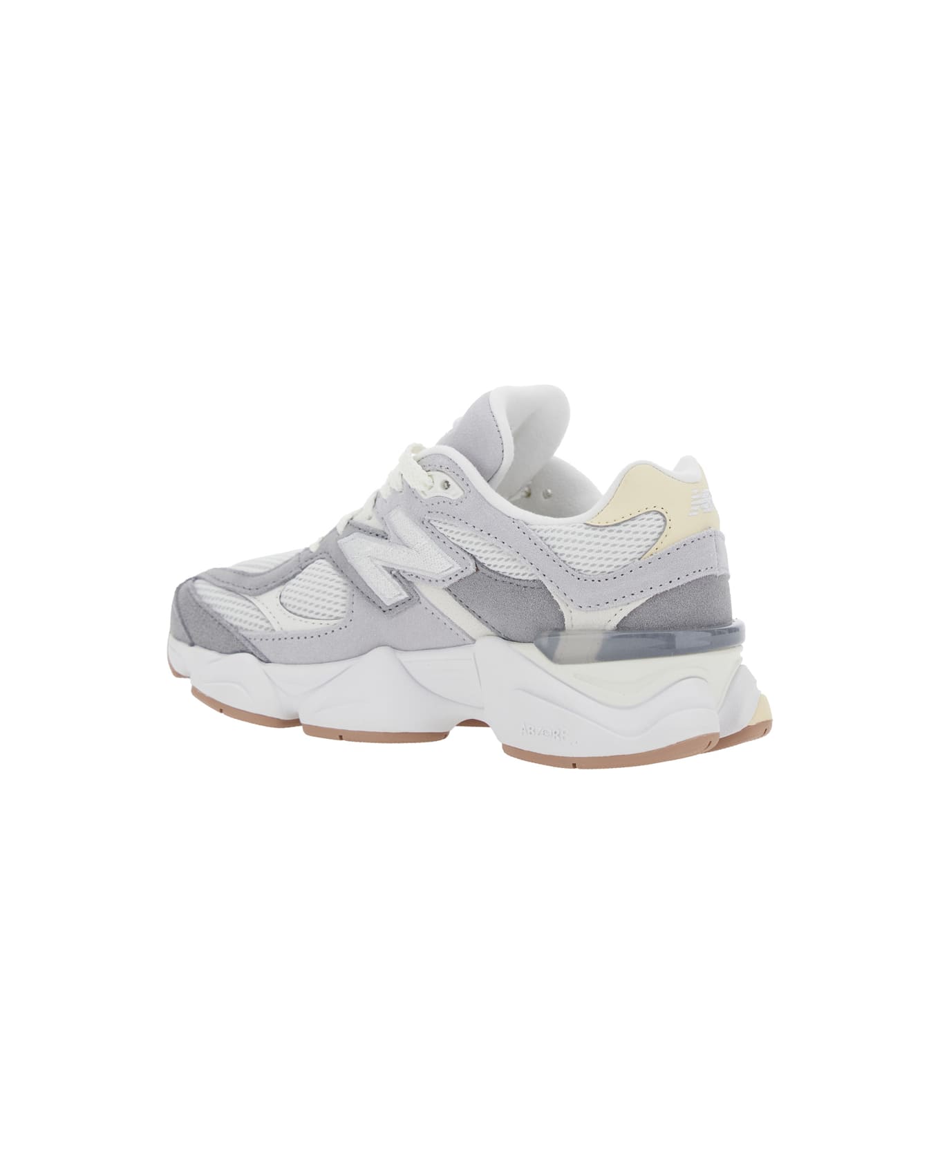 New Balance 
9060
 Grey Sneakers With Lateral Logo In Suede Unisex - Grey