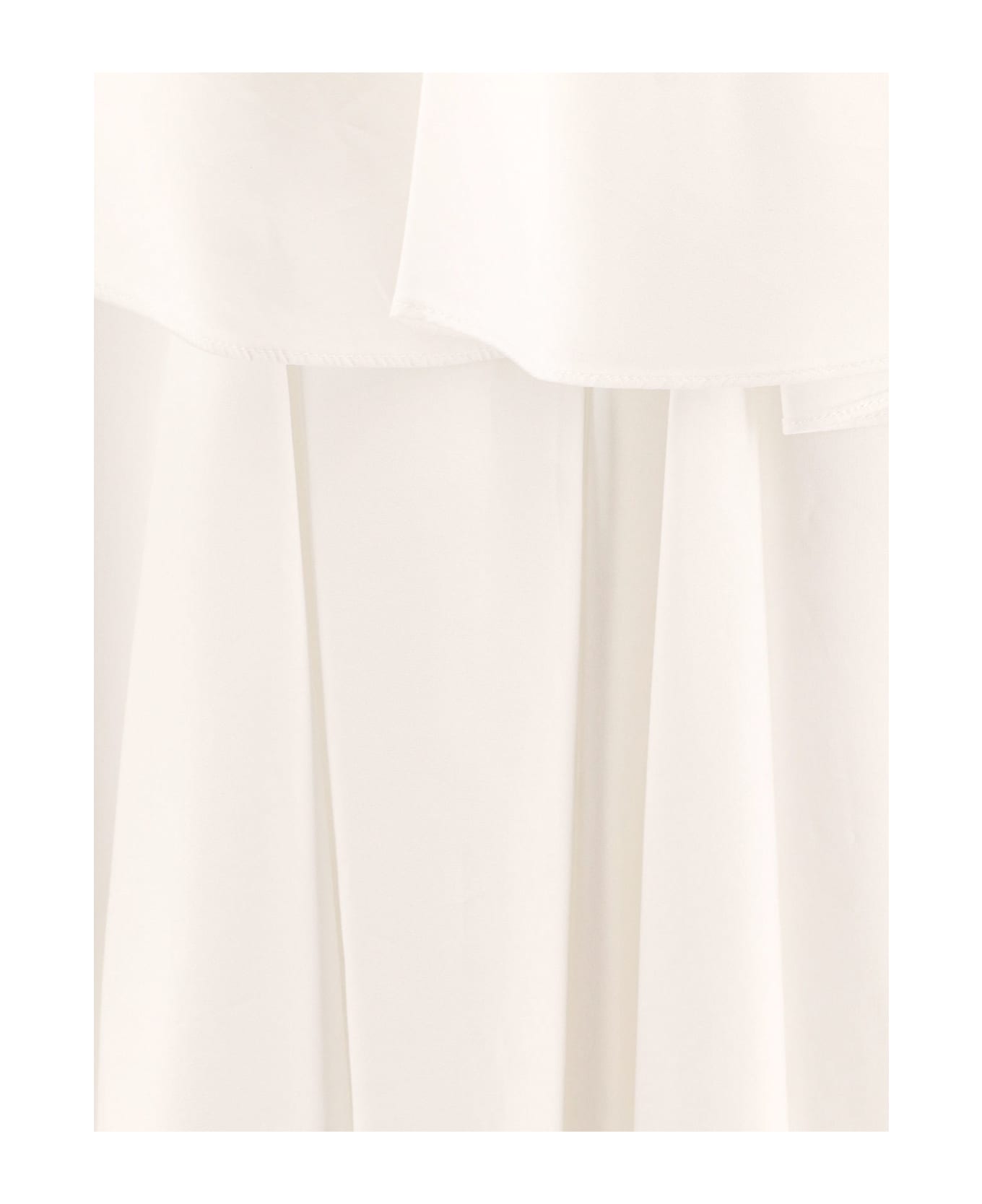 Alaia Spiral Skirt - White