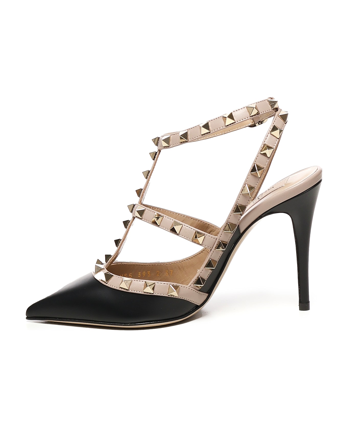 Valentino Garavani "rockstud 100" Pumps - BLACK,BEIGE
