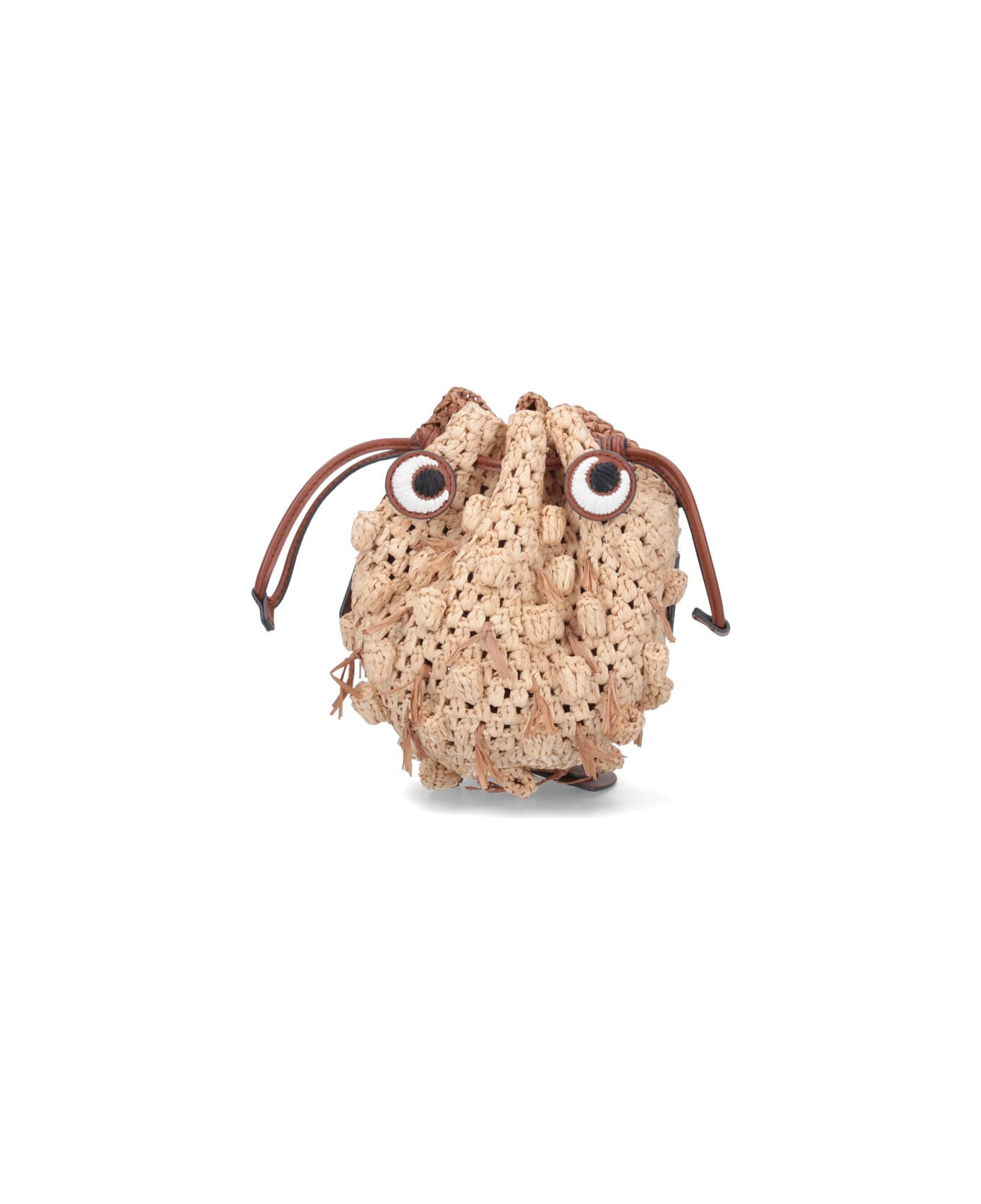 Anya Hindmarch Mini Crossbody Bag "eyes" - Beige