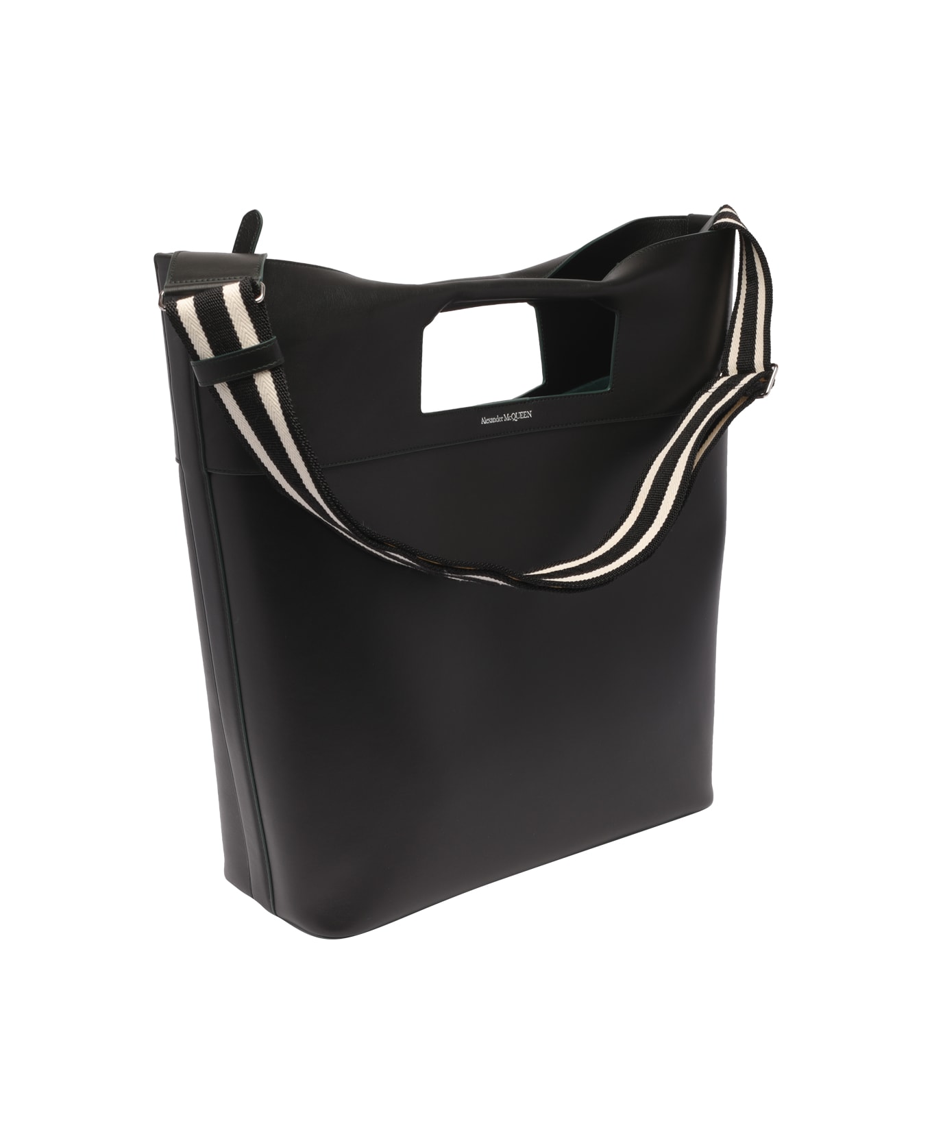 Alexander McQueen The Square Bow Bag - Black