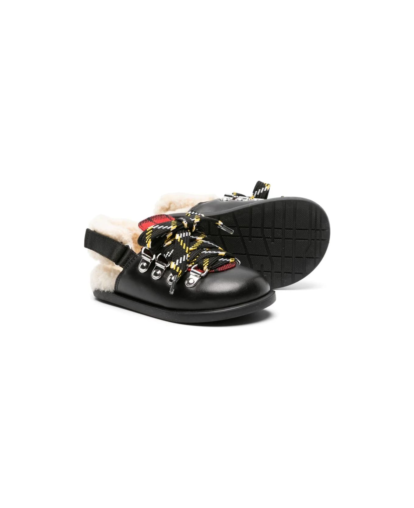 Dsquared2 Hikinig Mules With Strap - Black