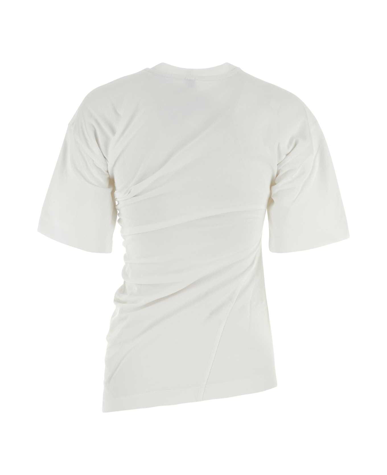 Totême White Cotton T-shirt - OFFWHITE