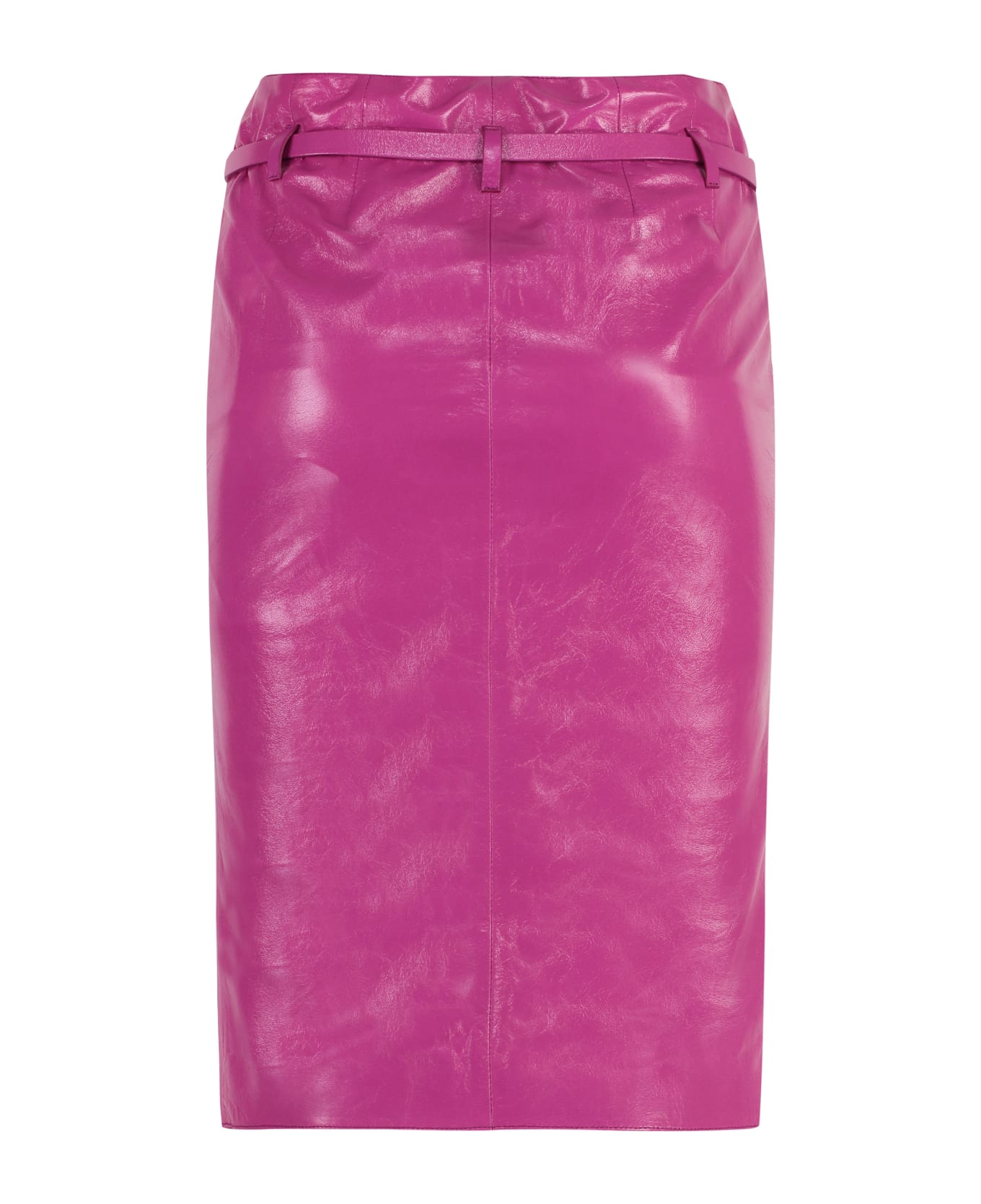 Tom Ford Leather Skirt - Fuchsia