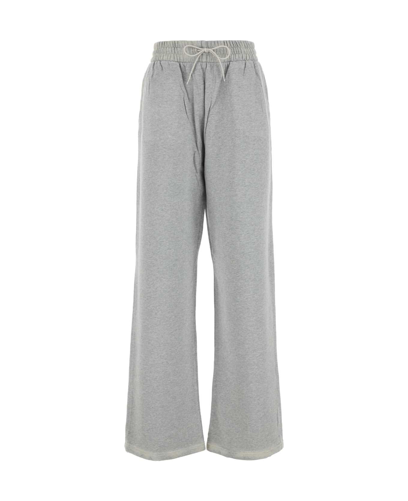 Prada Grey Cotton Joggers - GRIGIO MELANGE