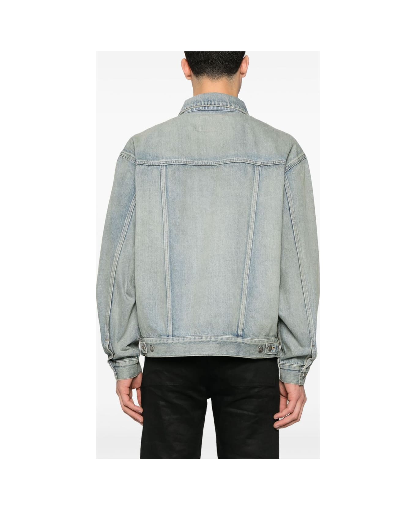 Saint Laurent Denim Trucker Jacket - Blue