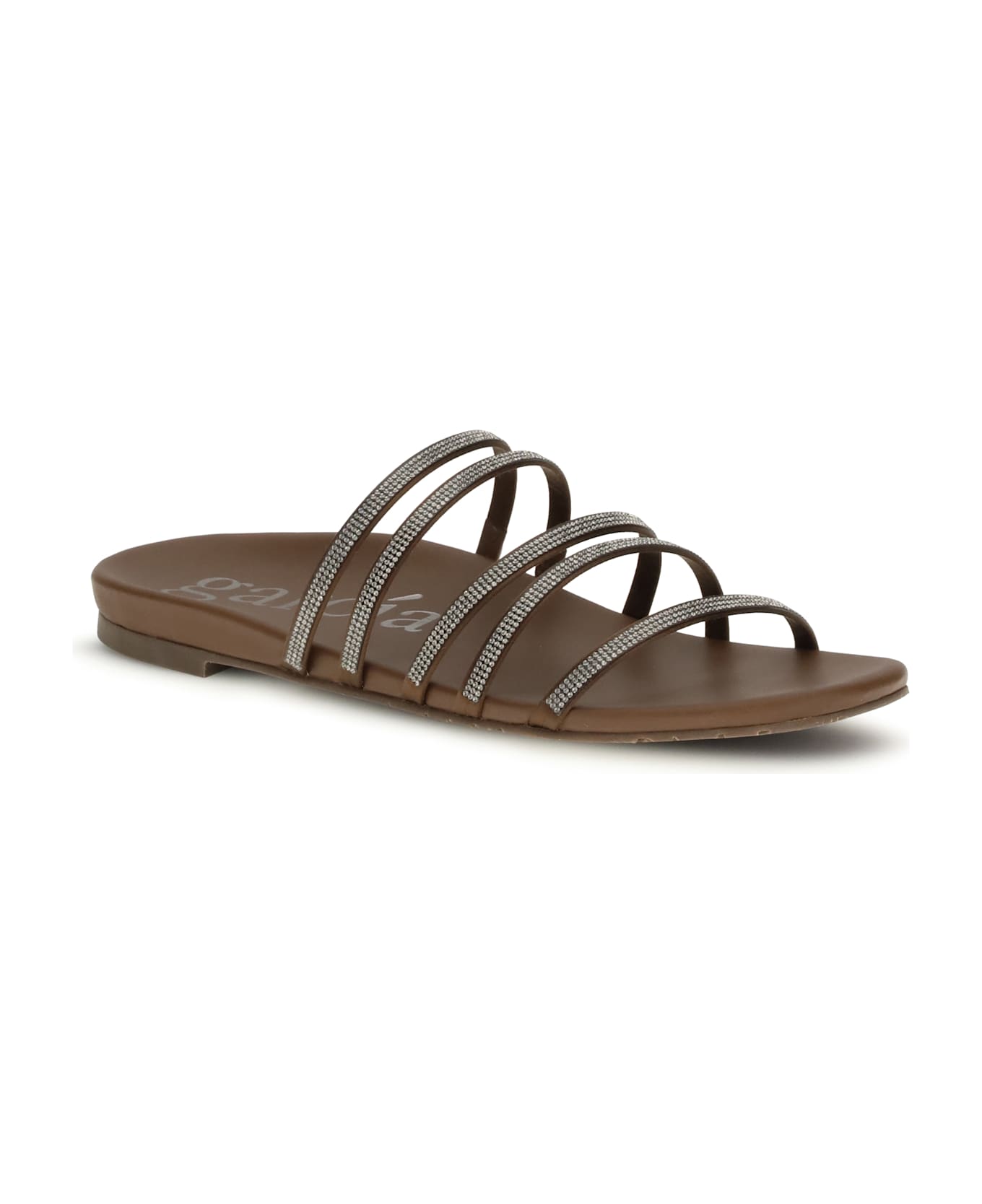 Pedro Garcia Flat Slip-on Leather Beatrix Sandal