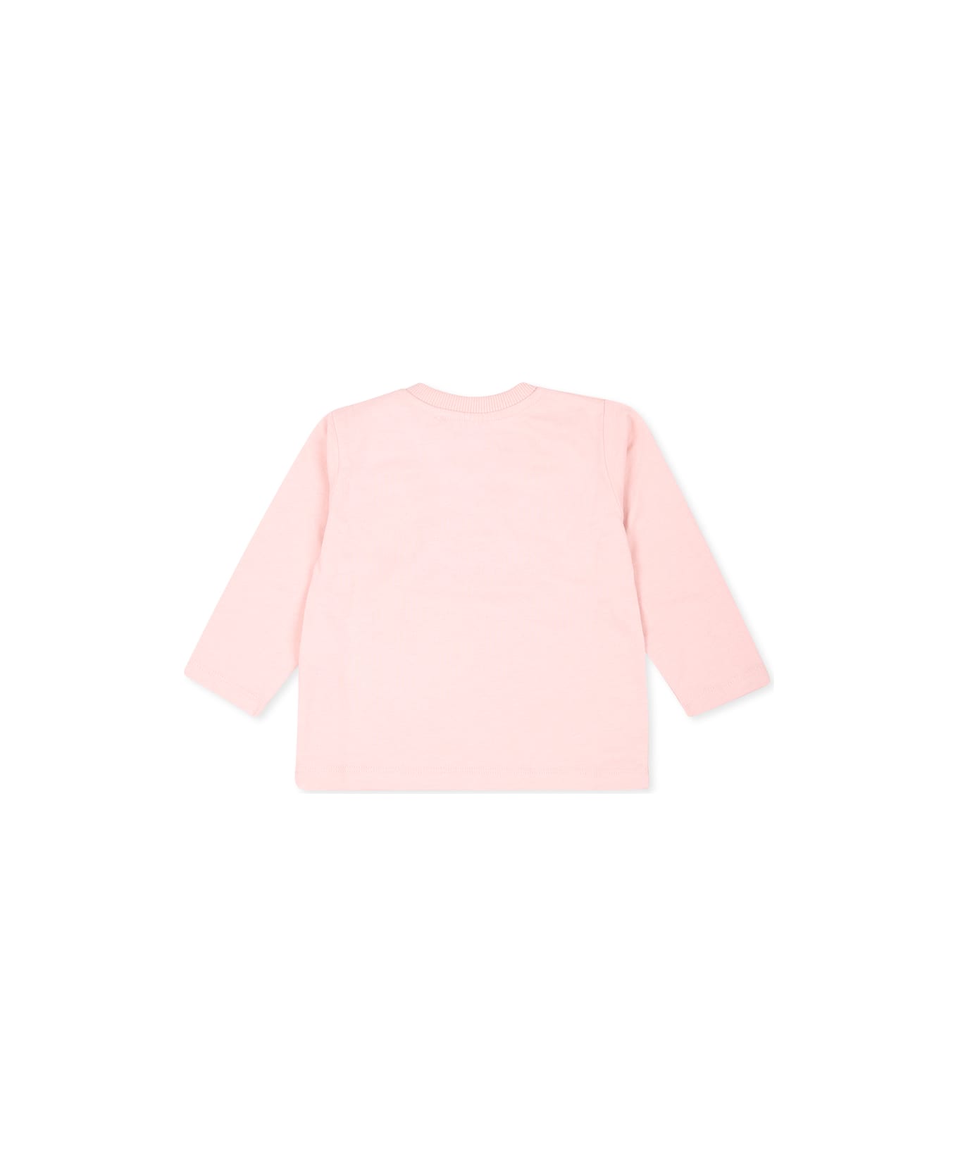 Moschino Pink T-shirt For Baby Girl With Teddy Bear - Pink