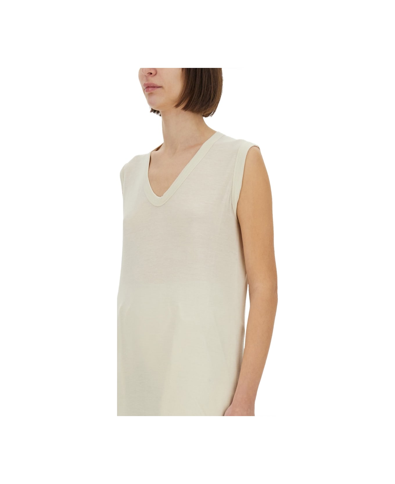 Rick Owens Jersey Top - IVORY