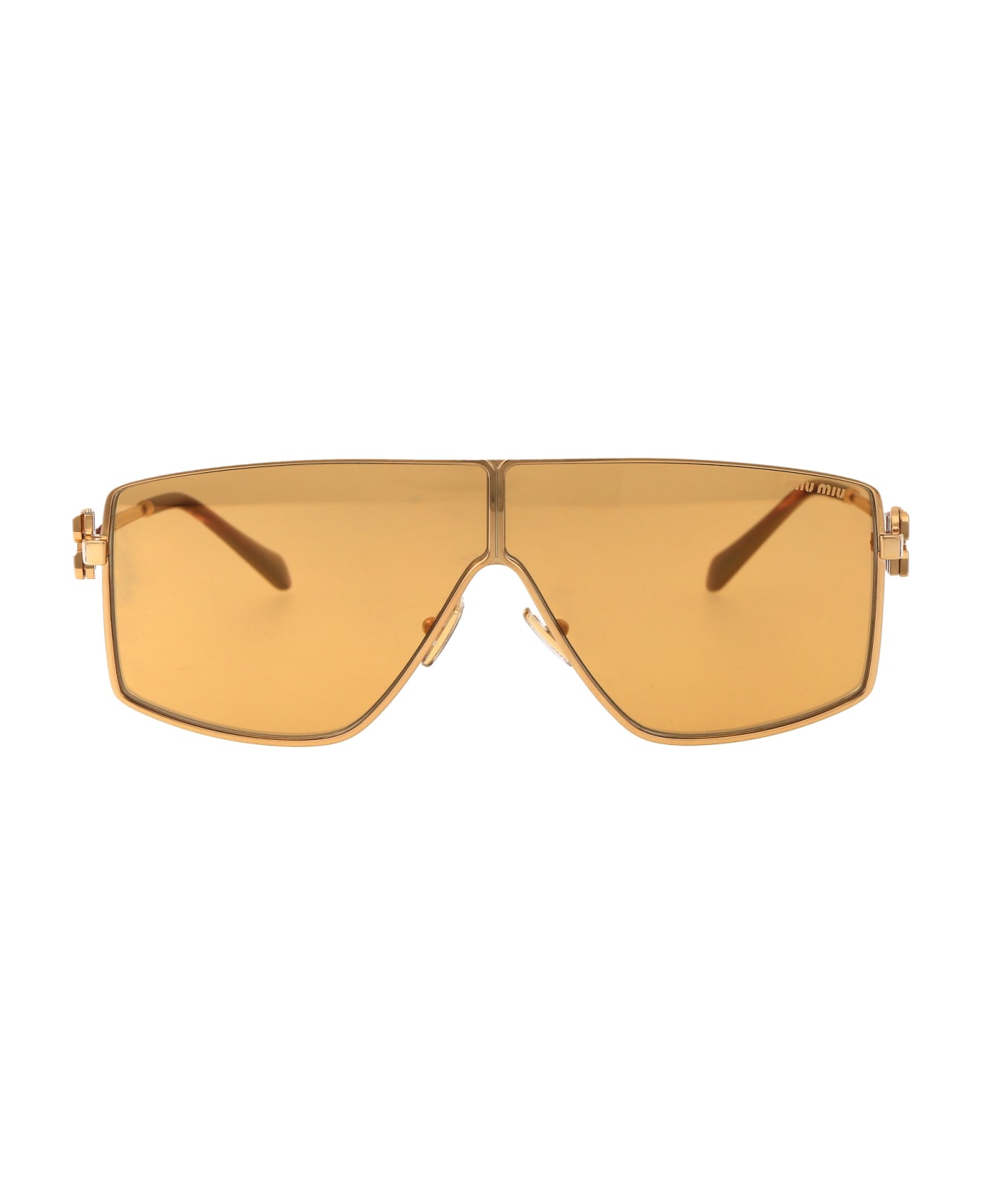 Miu Miu Eyewear 0mu 51zs Sunglasses - 5AK40D Gold
