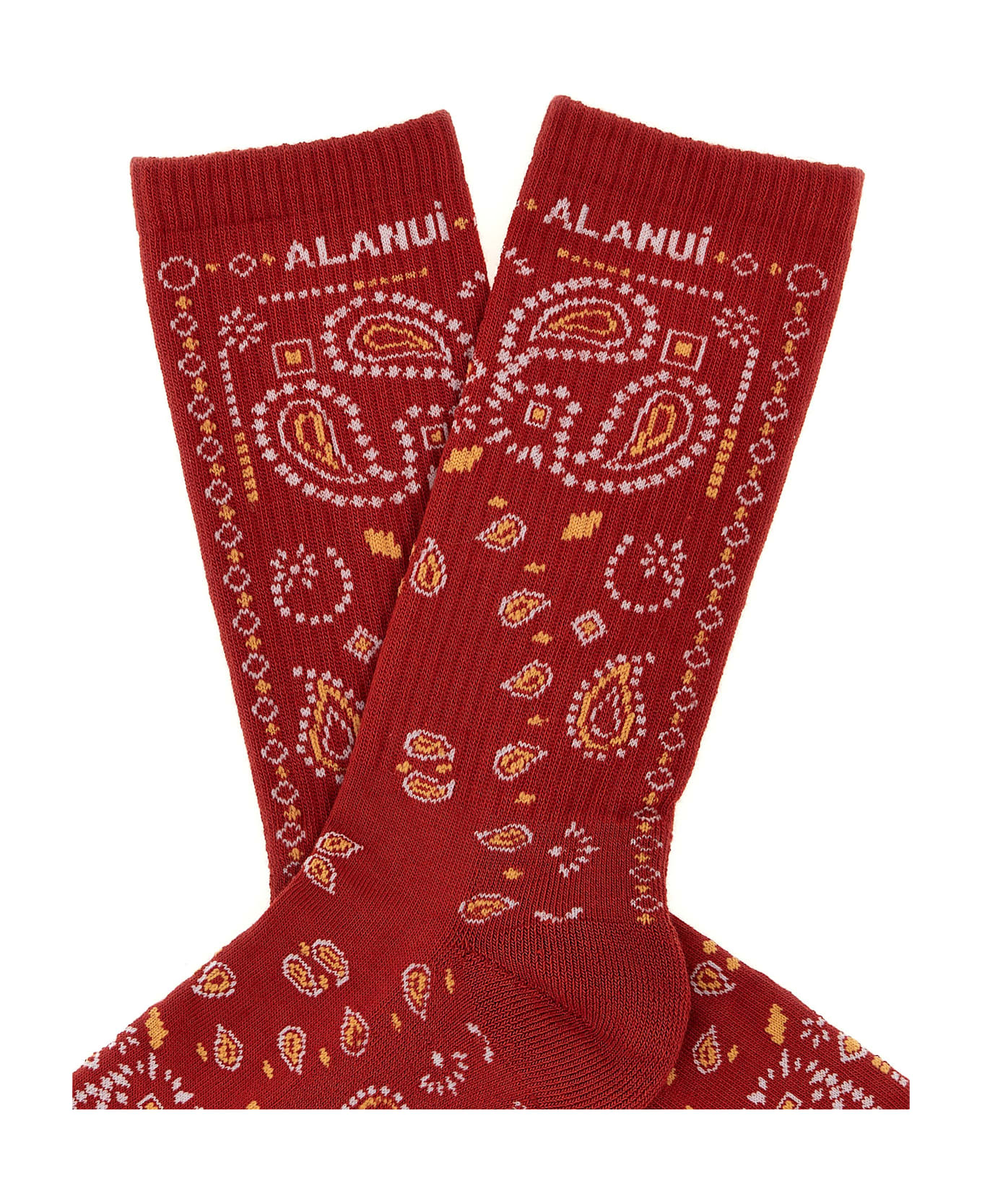 Alanui 
bandana
 Socks - Red