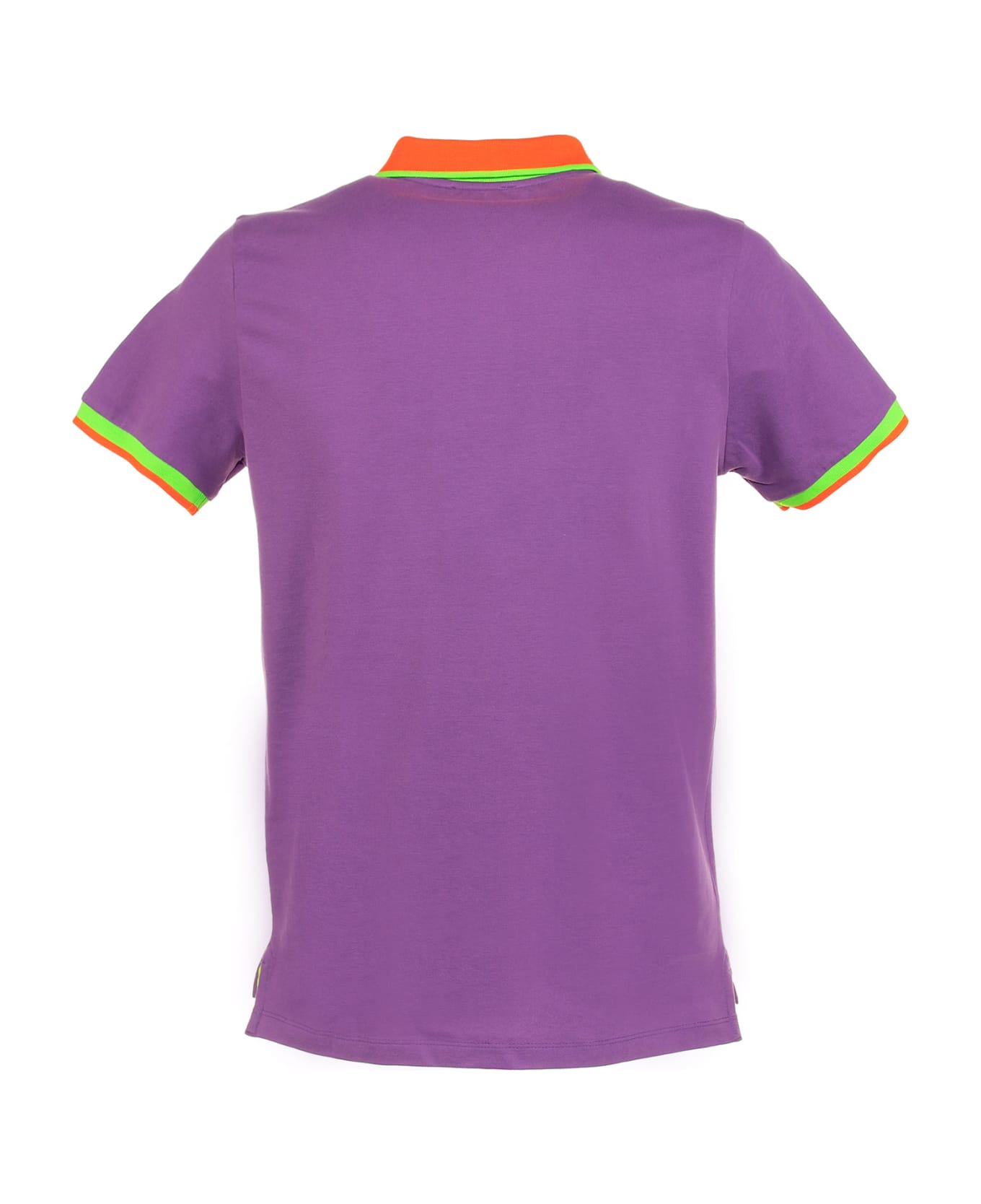Peuterey Polo Shirt With Contrasting Details - VIOLA