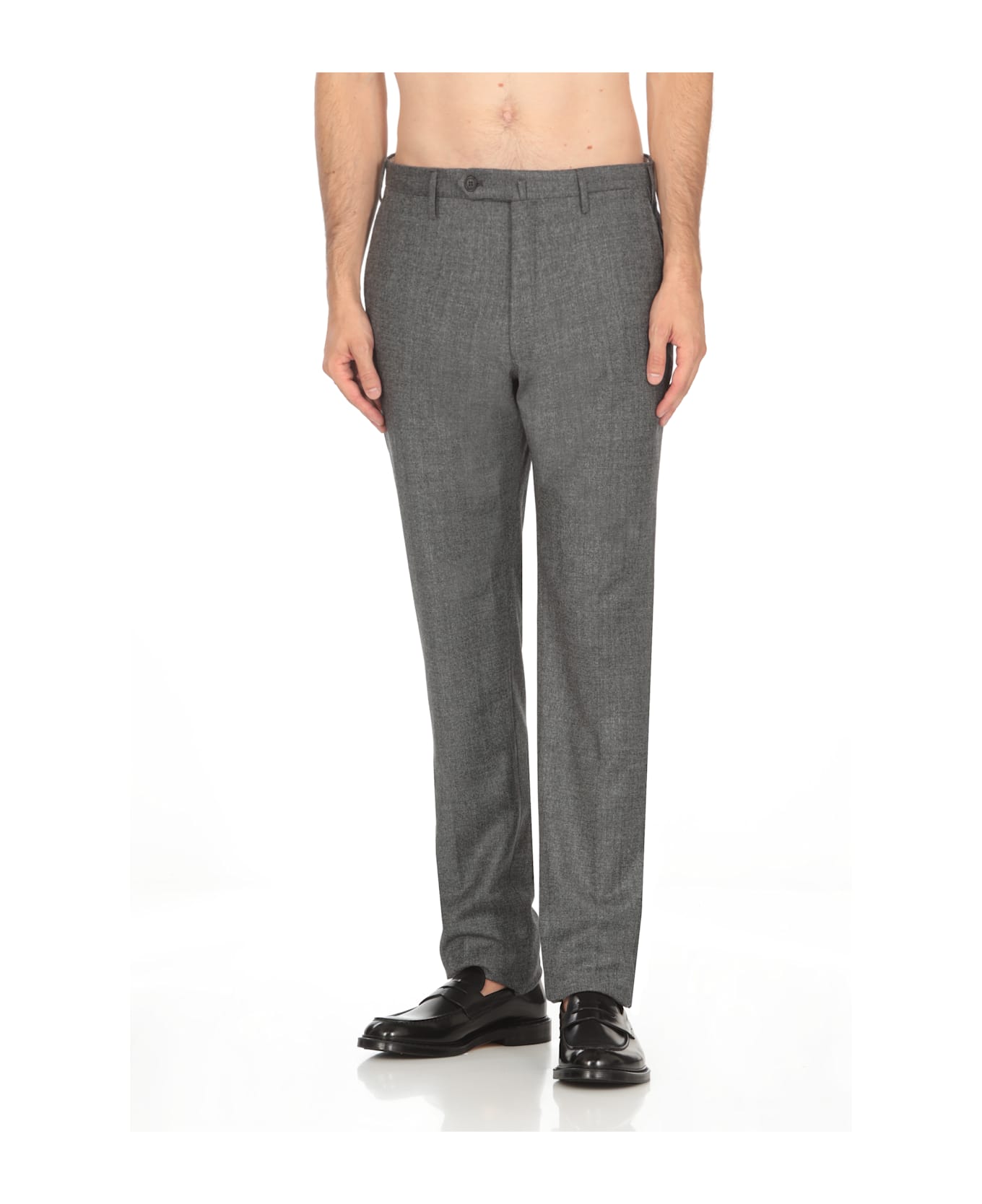 Incotex Wool Pants - Grey