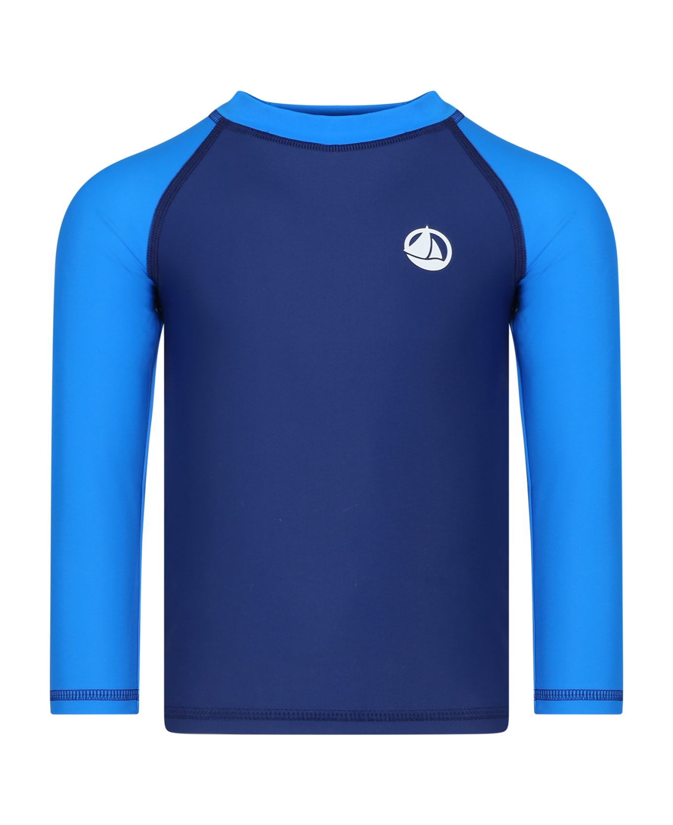 Petit Bateau Blue Anti-uv T-shirt For Boy - Blue Tシャツ＆ポロシャツ
