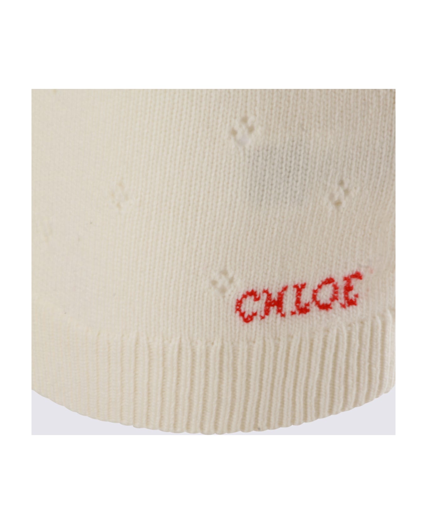 Chloé White Wool Skirt - ICONIC MILK スカート