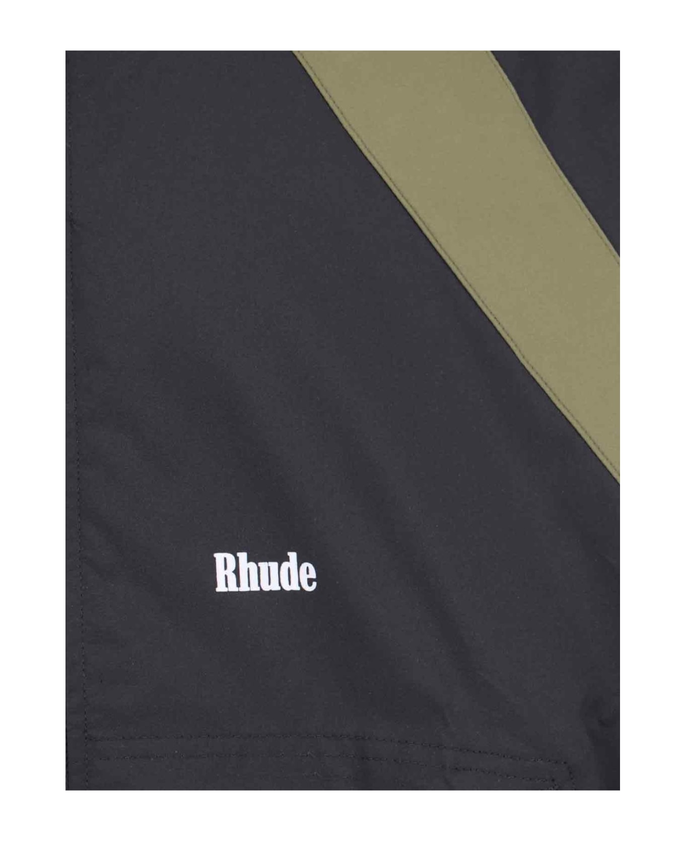 Rhude Technical Hooded Jacket - Black