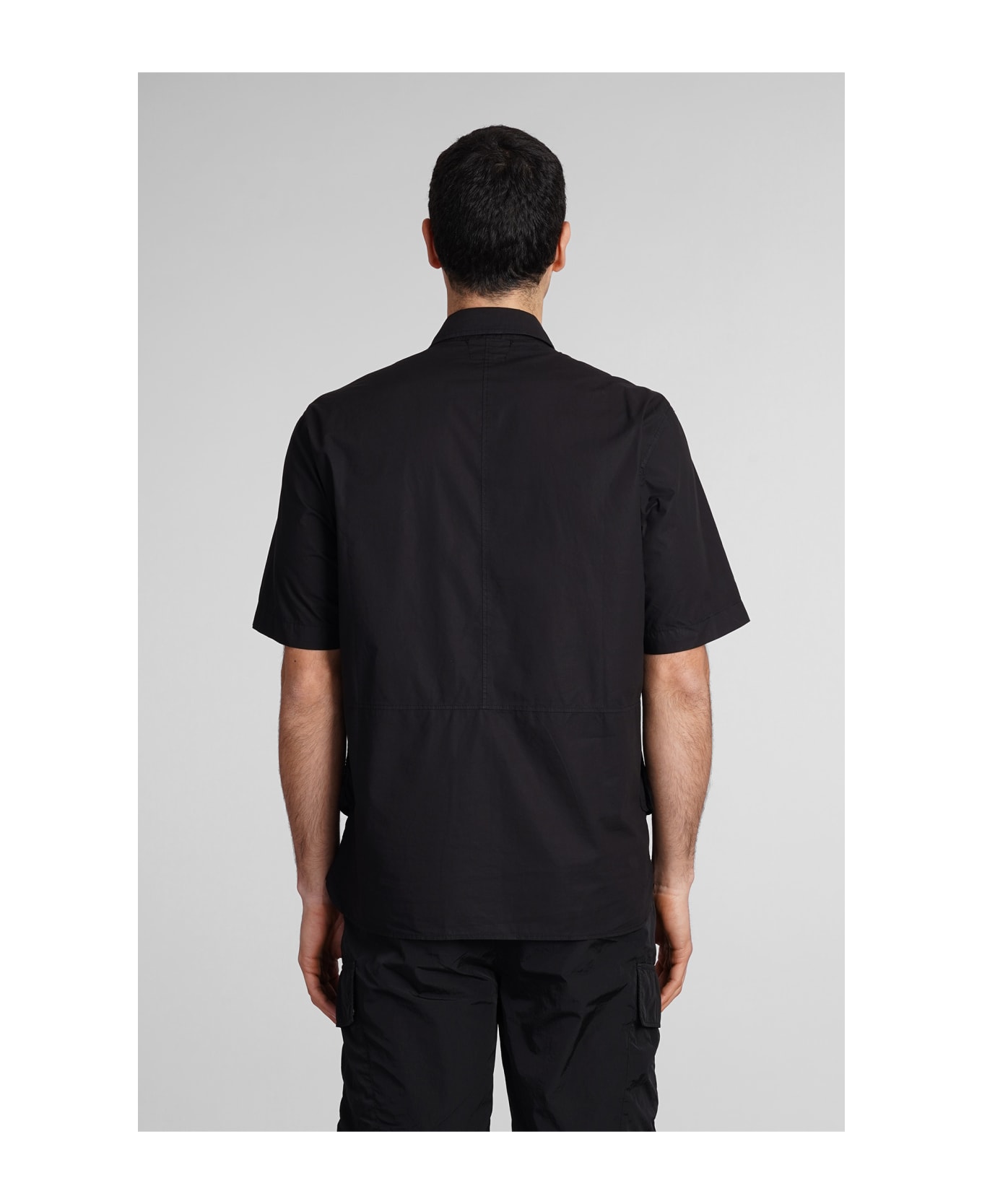 C.P. Company Black Cotton Shirt - Black