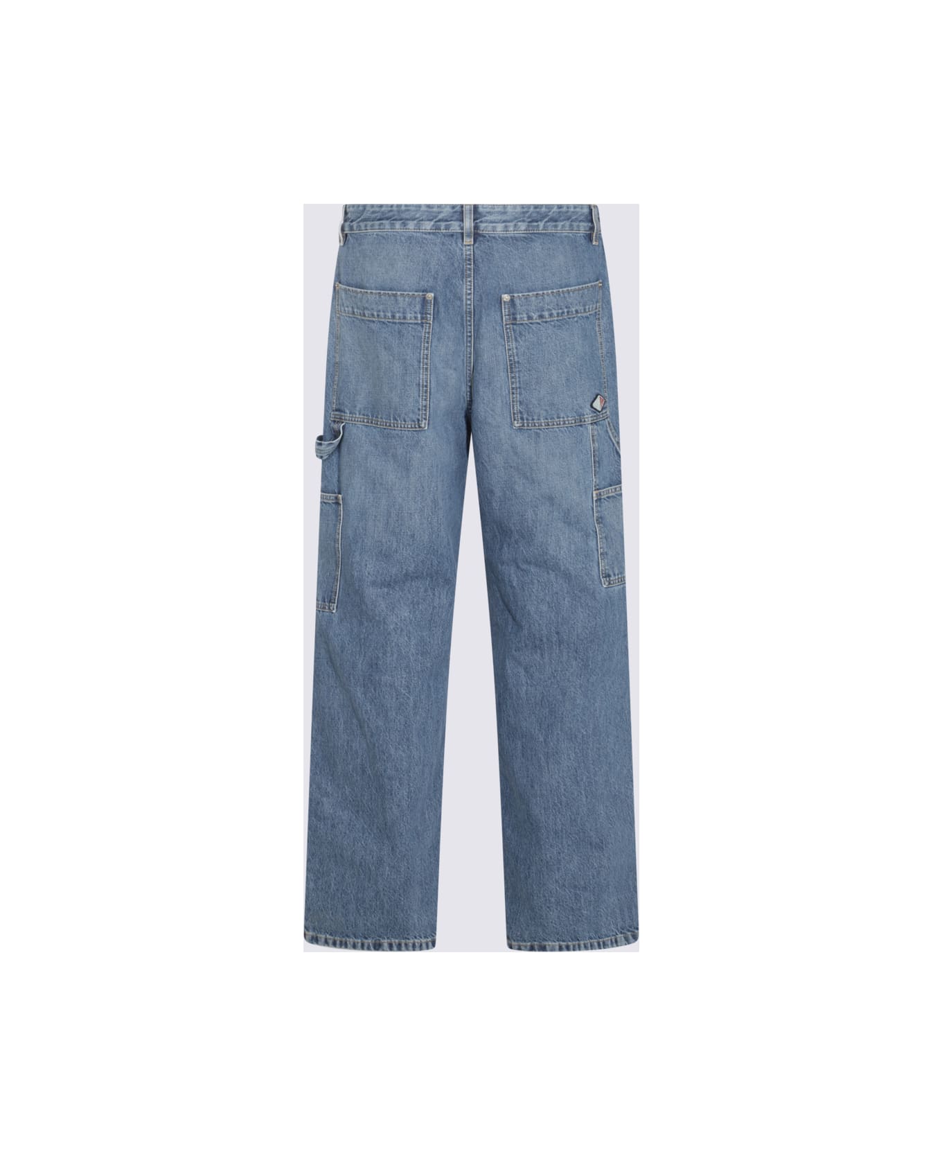 Bottega Veneta Blue Cotton Denim Pants - Blue