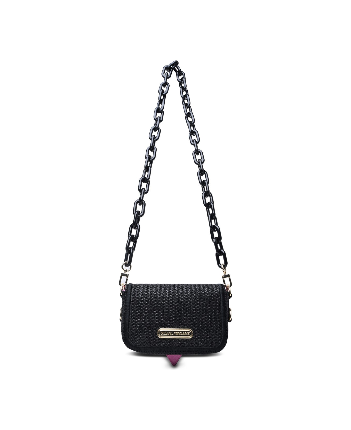 Chiara Ferragni Small 'eyelike' Black Polyester Bag