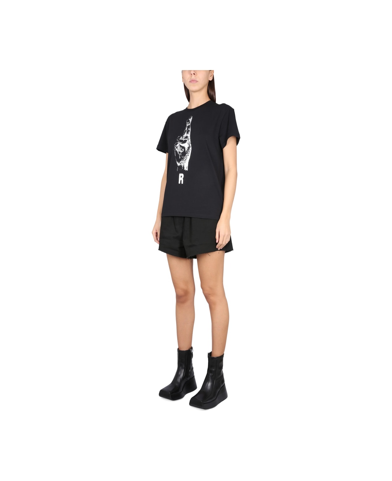 Raf Simons Crewneck T-shirt - BLACK