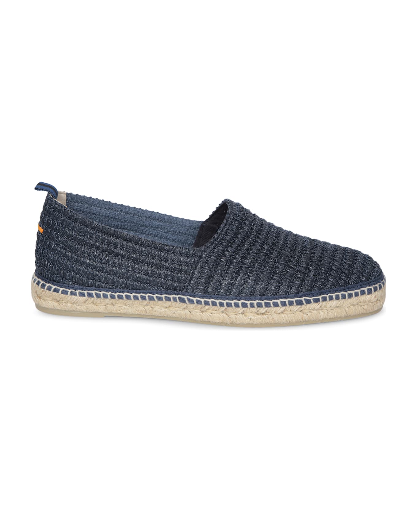 Castañer Raffia Blue Espadrilles - Blue