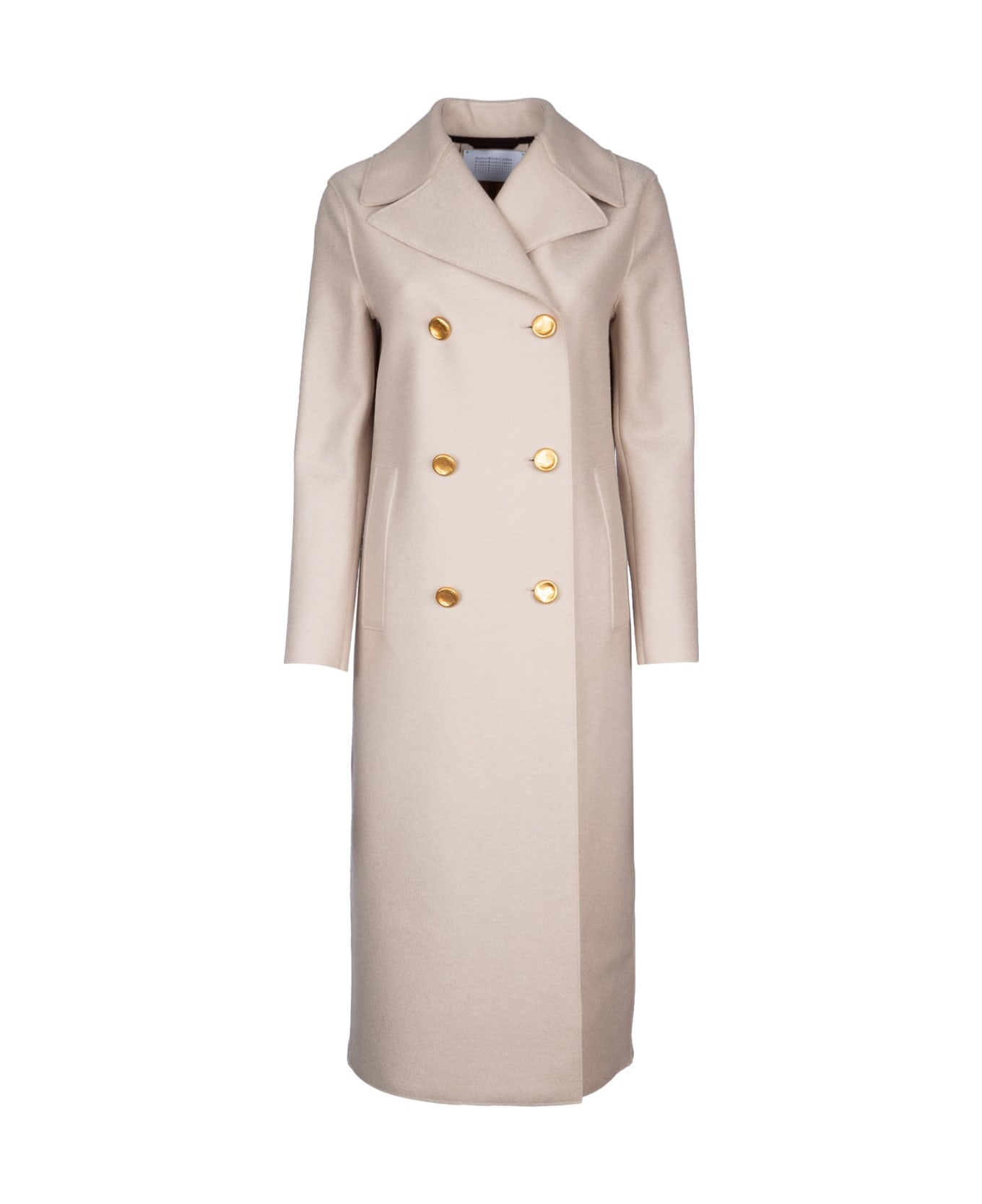 Harris Wharf London Women Military Coat - ALMOND