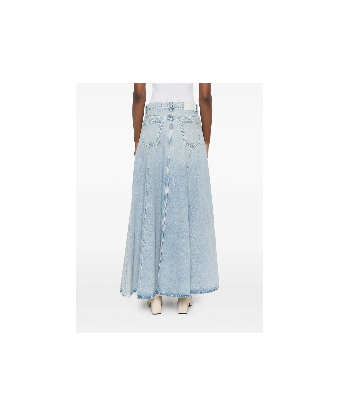 7 For All Mankind Skirt - BLUE