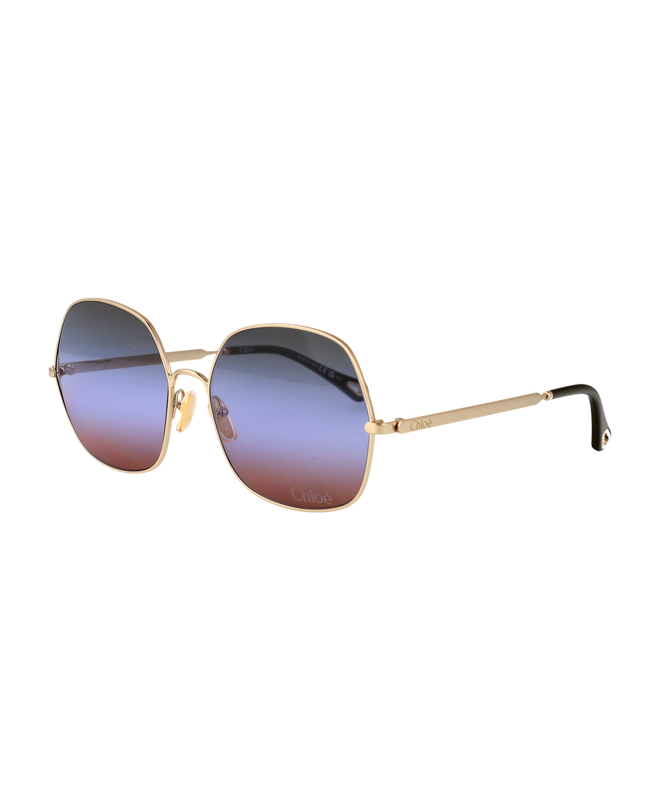 Chloé Eyewear Ch0282s Sunglasses - GOLD-GOLD-GREEN