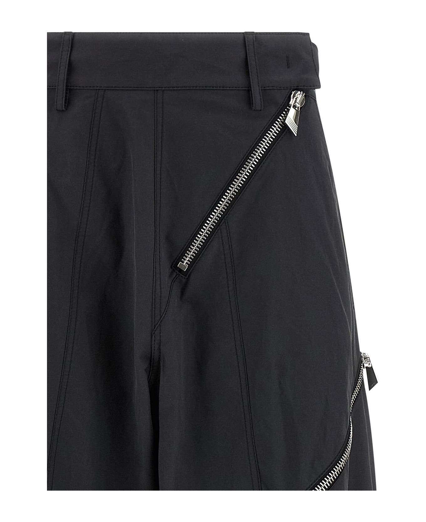 The Attico Zip Pants - Gray
