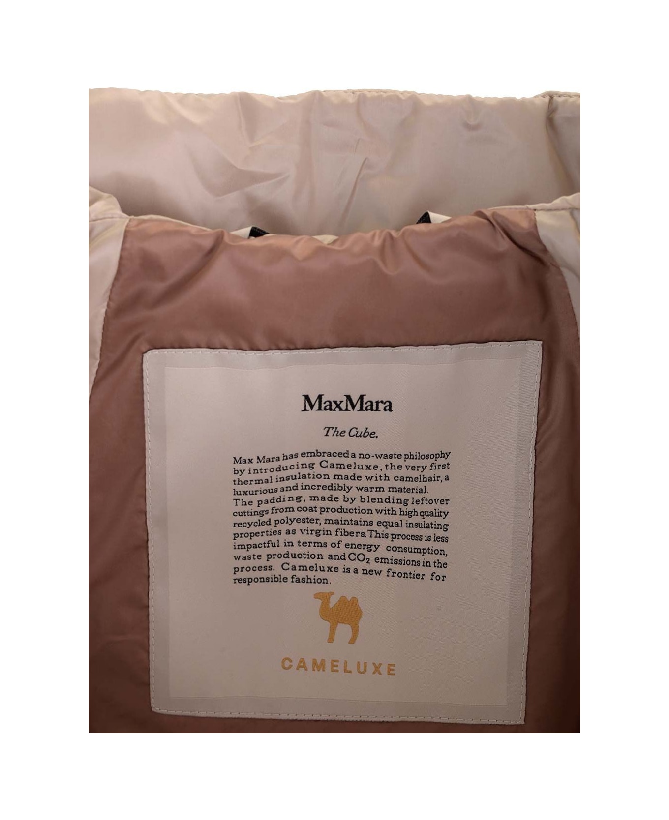 Max Mara The Cube 'greengo' Vest - Marrone chiaro