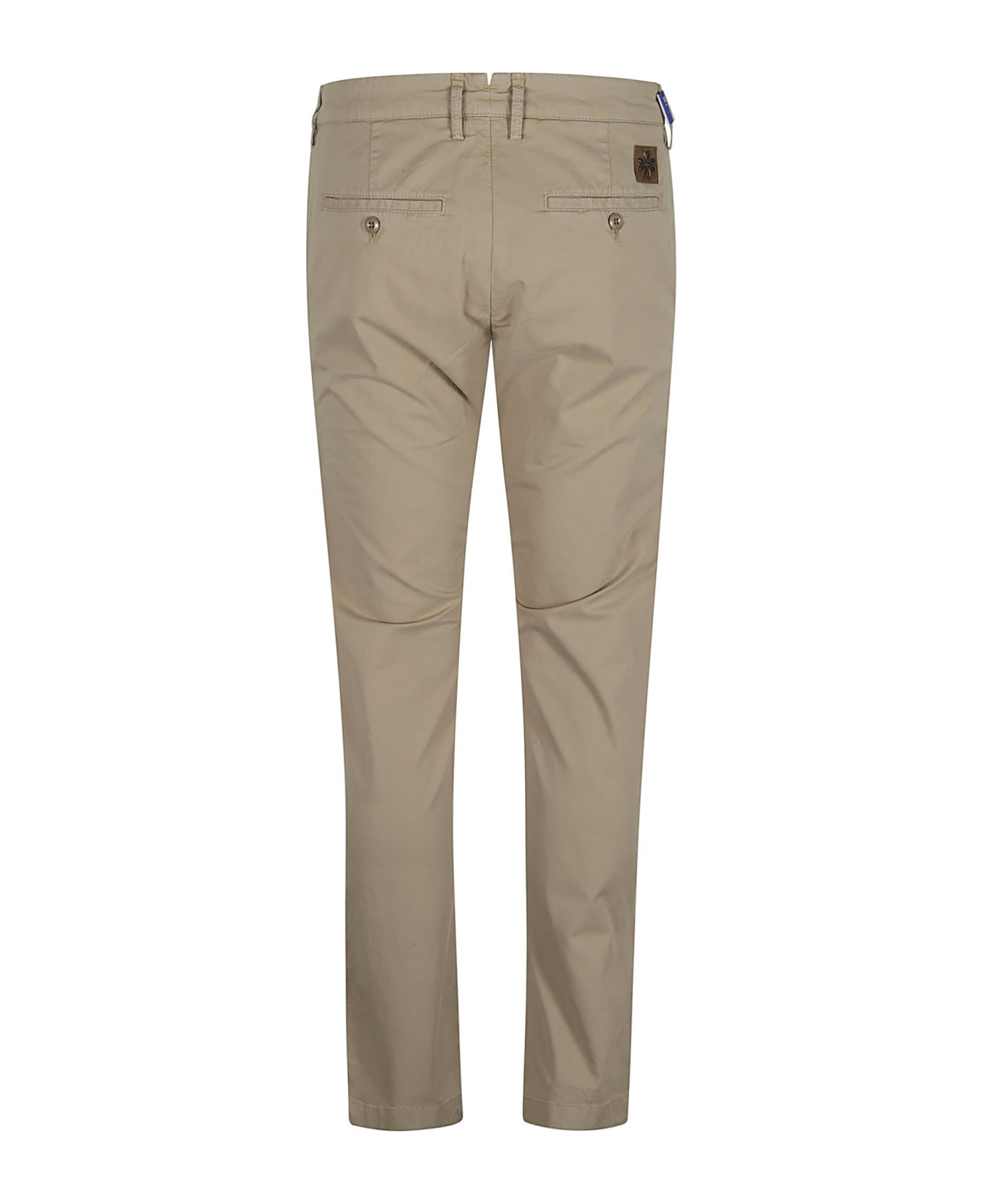 Jacob Cohen Button Fitted Trousers - Emp Beige ボトムス