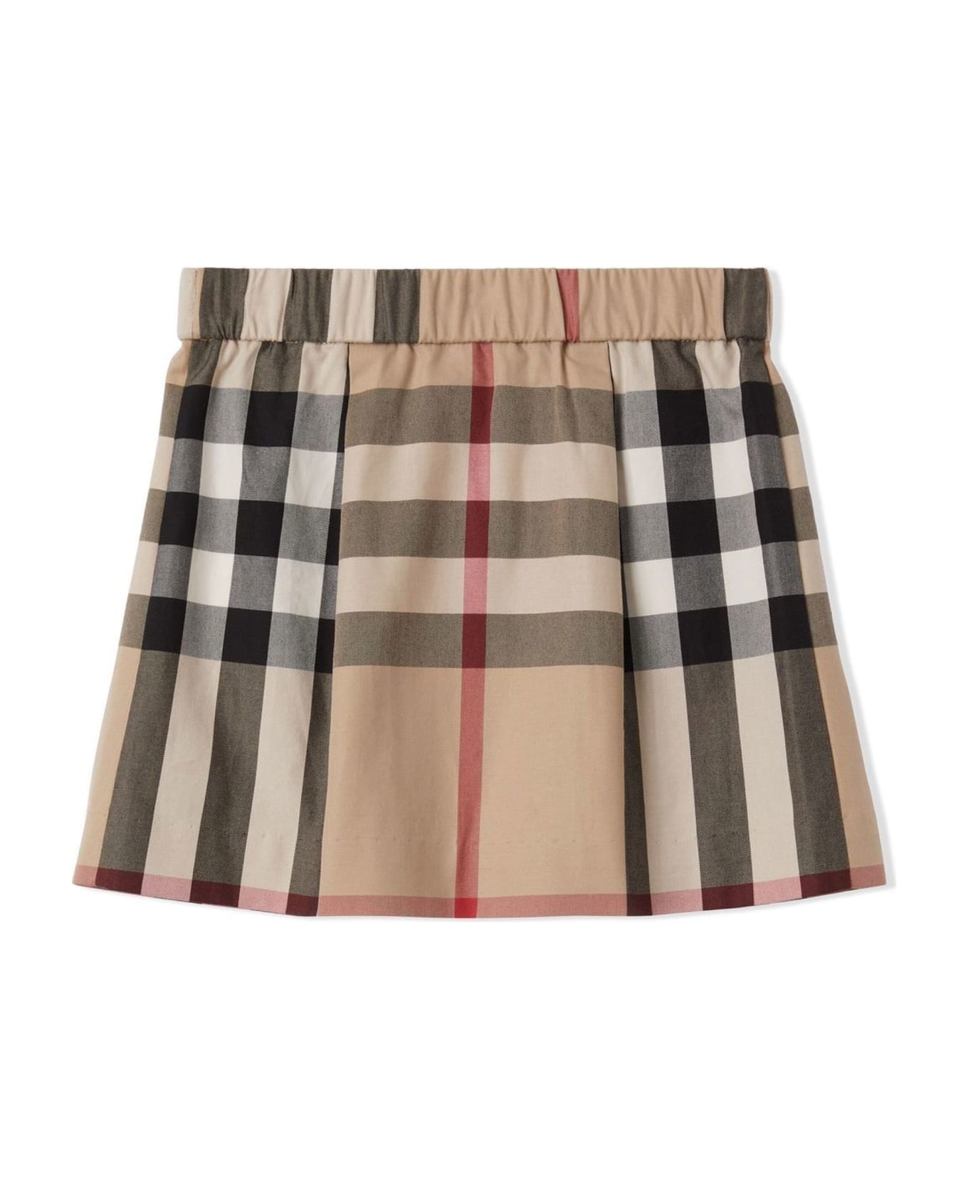 Burberry Beige Cotton Blend Skirt - BEIGE ボトムス