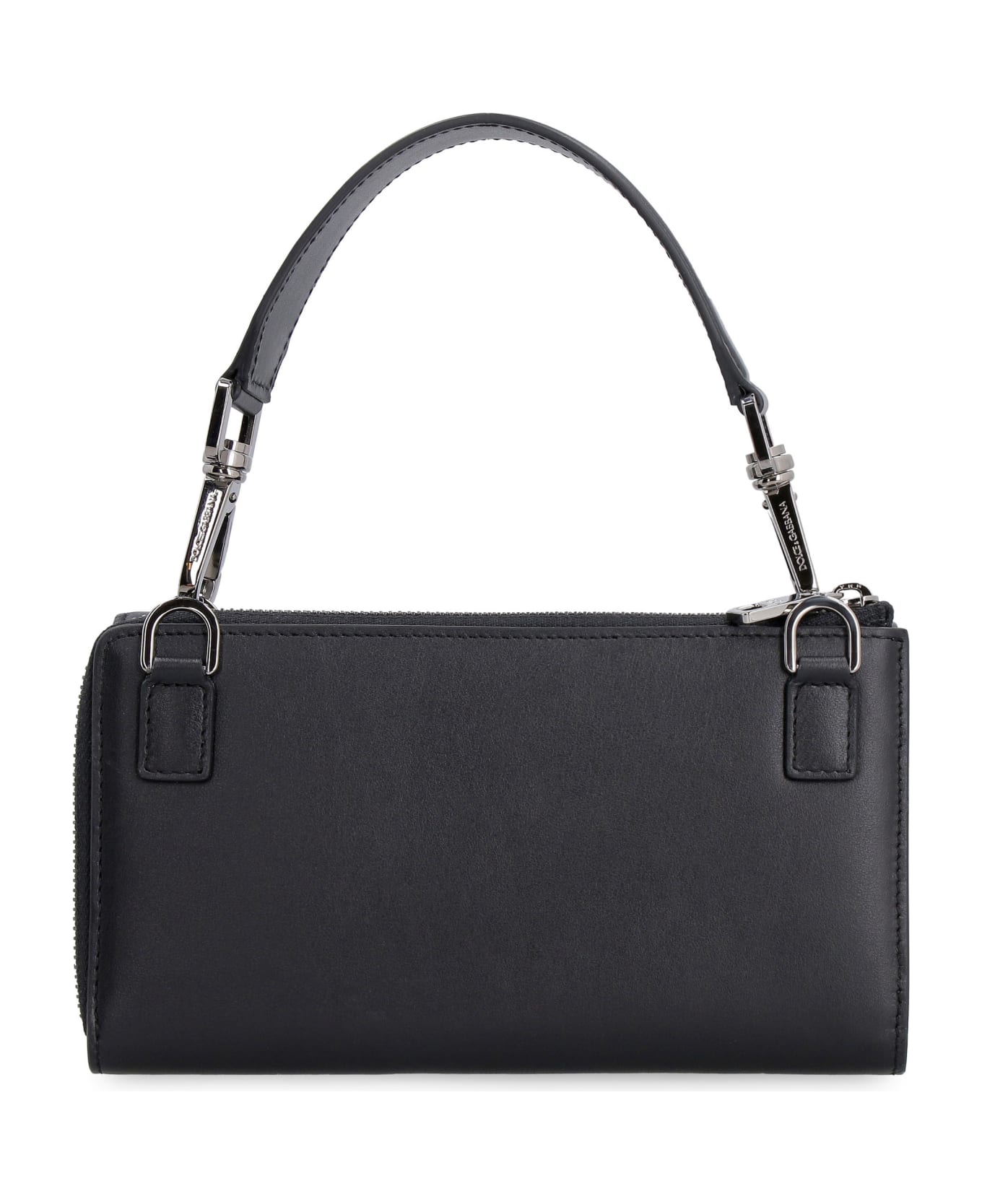 Dolce & Gabbana Leather Mini Handbag - black