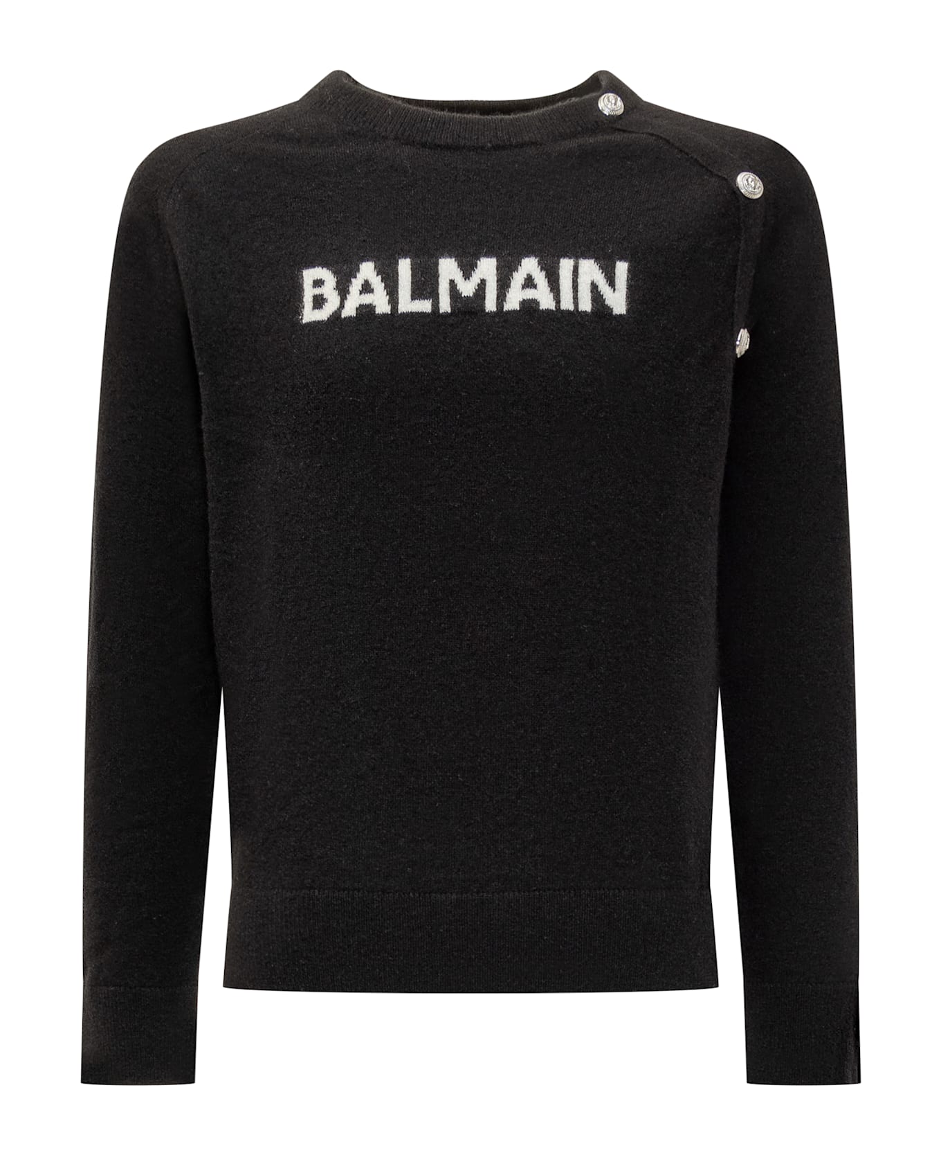 Balmain Jumper - BLACK/IVORY