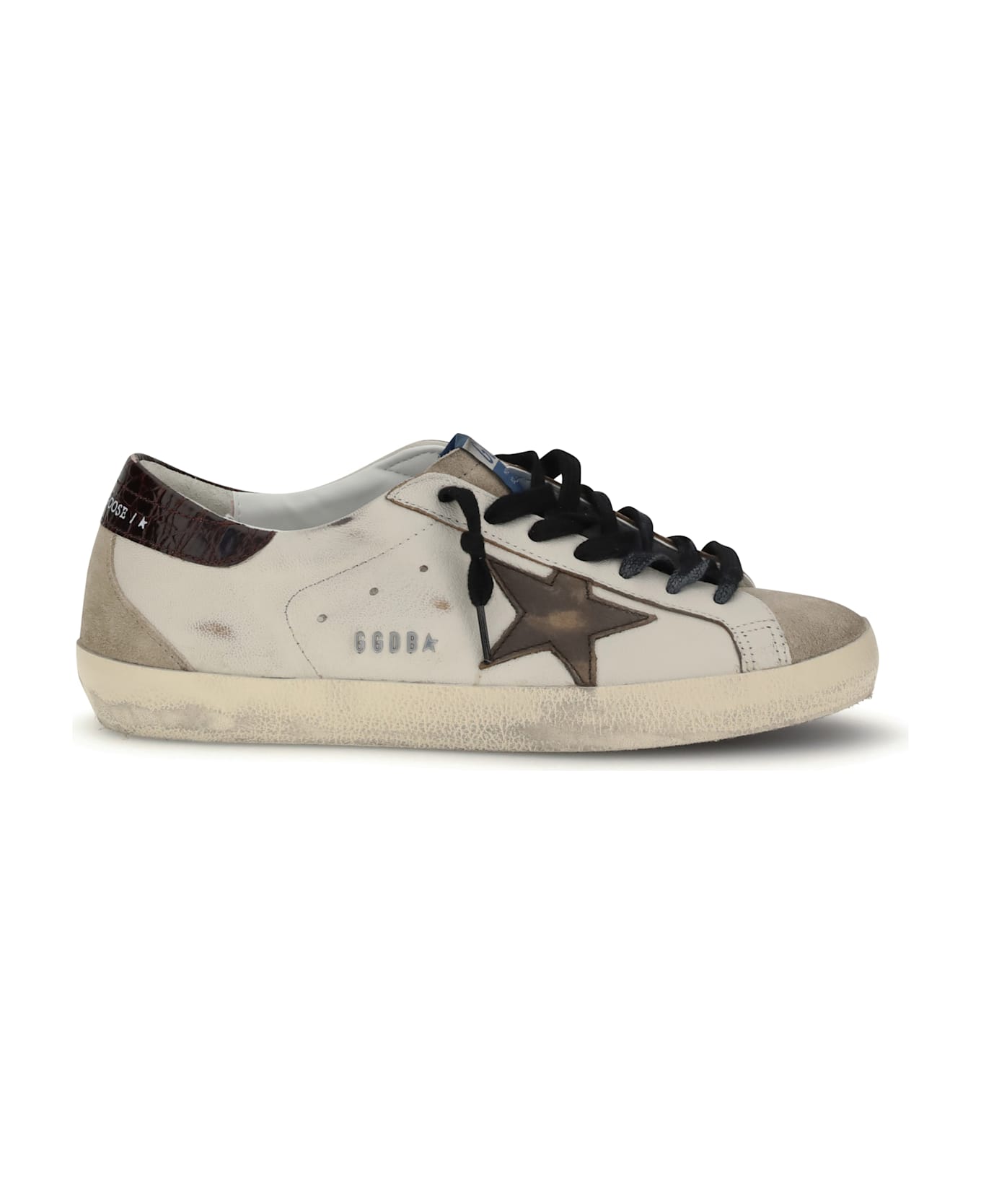 Golden Goose 
superstar
 White Leather Sneakers