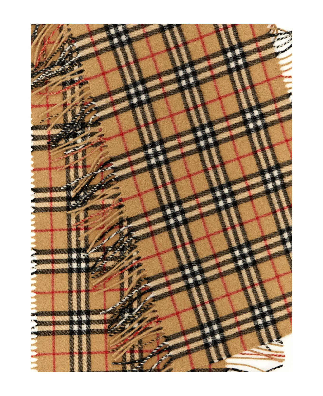 Burberry Check Scarf - Beige