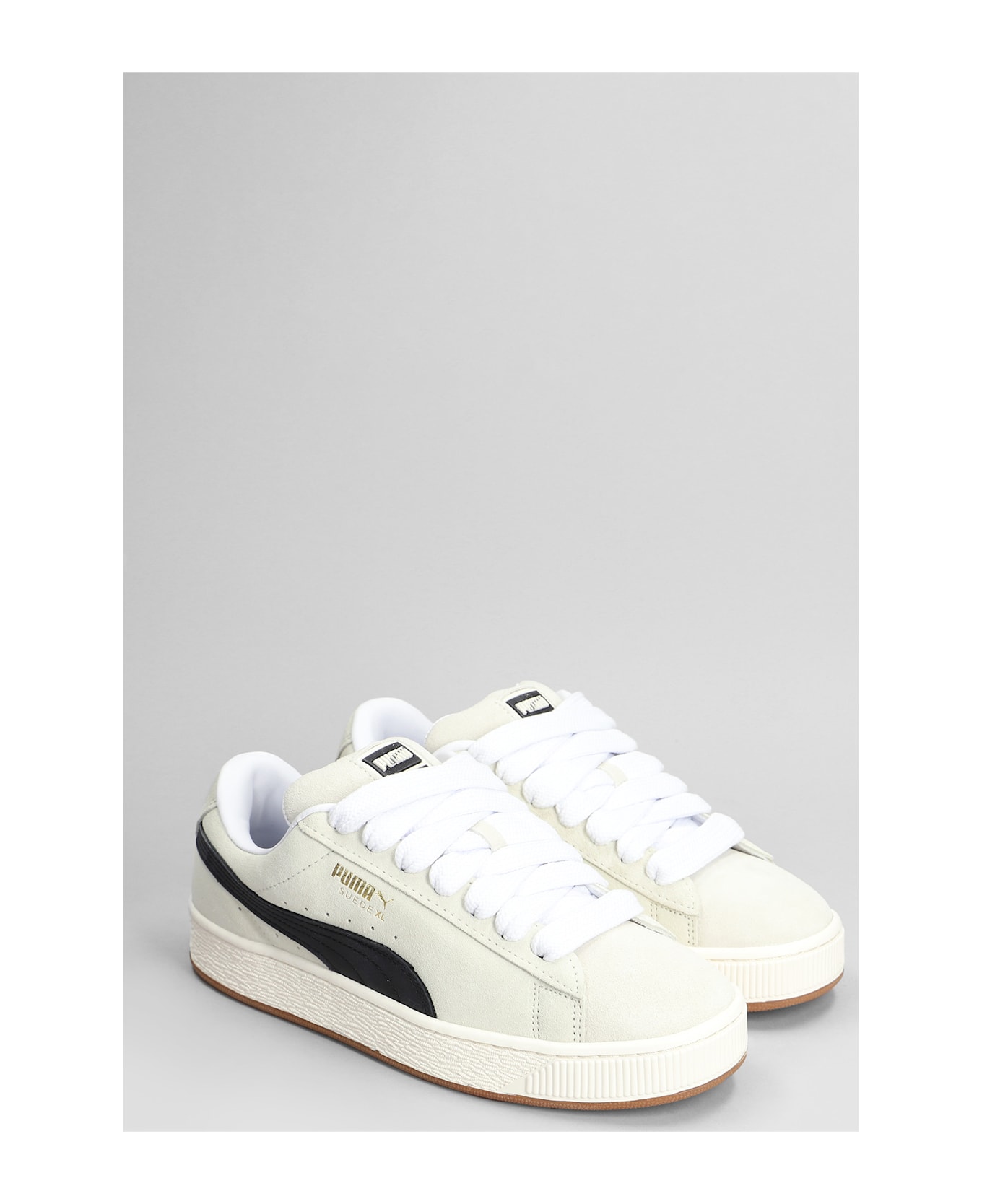 Puma Suede Xl Sneakers In Beige Suede - beige