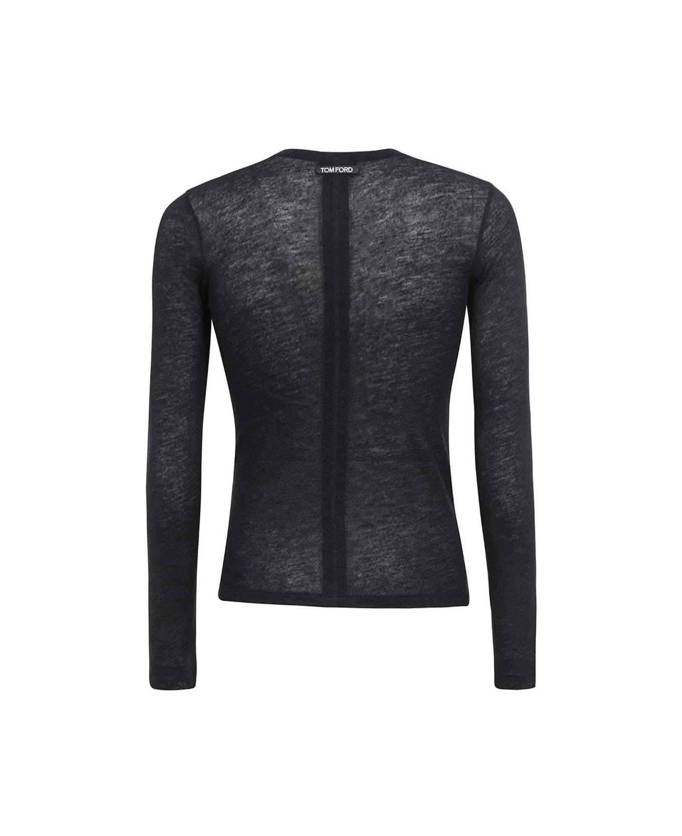 Tom Ford Crew-neck Cashmere Sweater - black