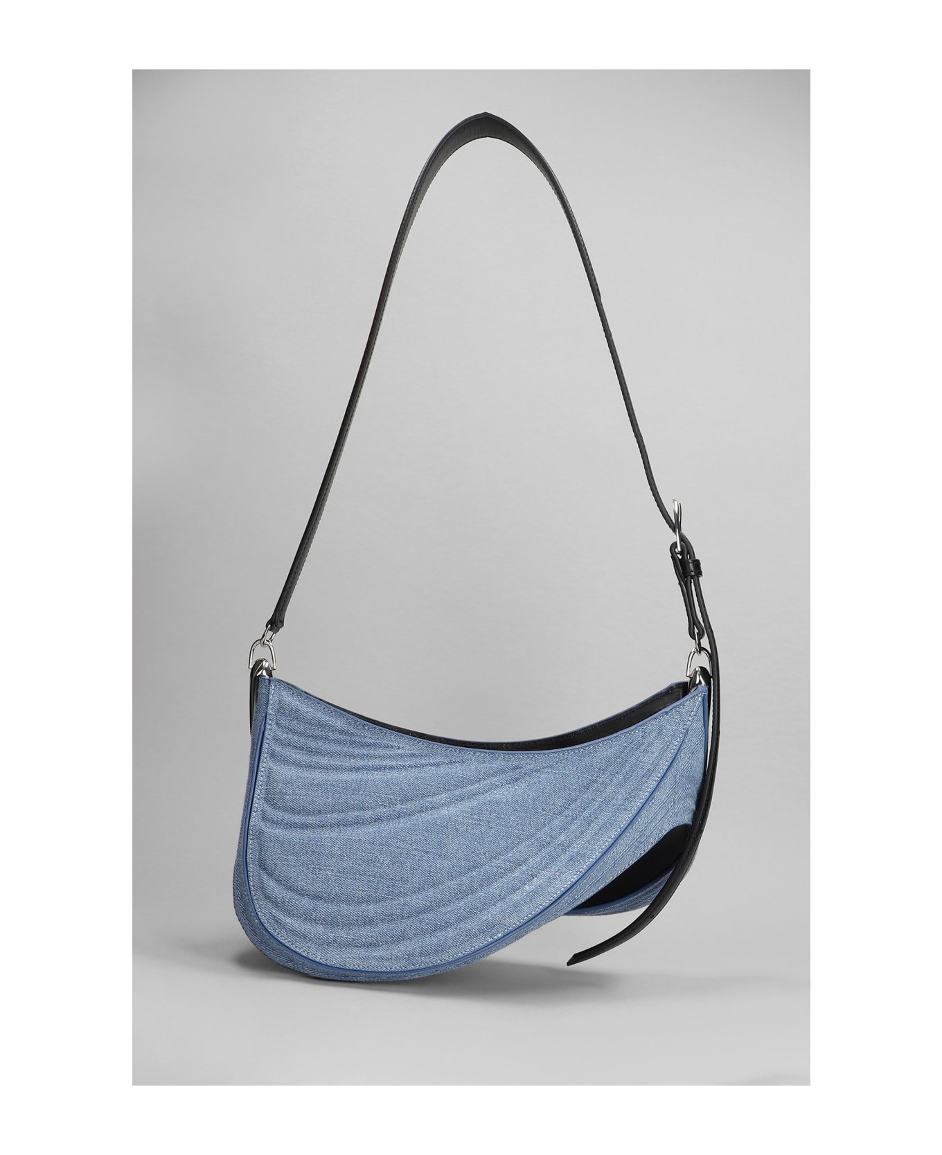 Mugler Shoulder Bag In Blue Denim - blue ショルダーバッグ