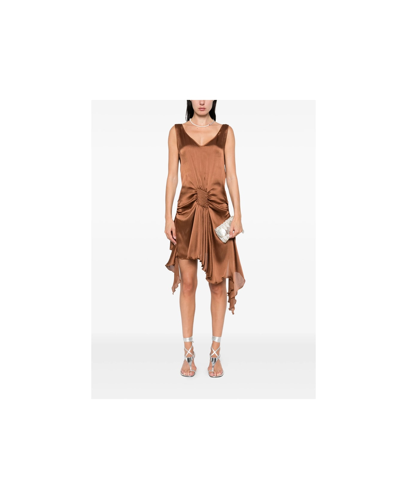 SIEDRES Dress - BROWN