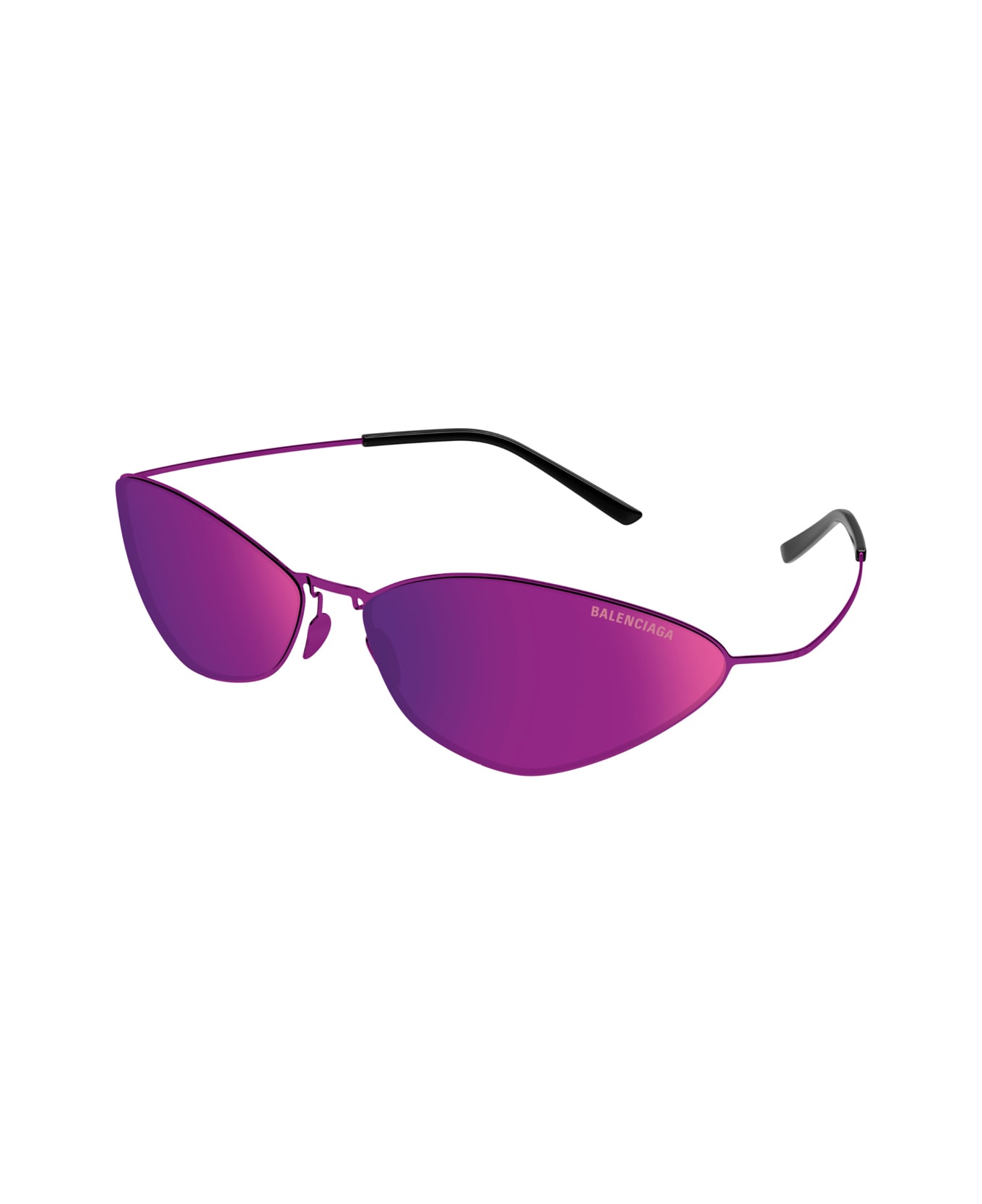 Balenciaga Eyewear Balenciaga Bb0350s Linea Extreme 003 Pink Violet Sunglasses - Viola