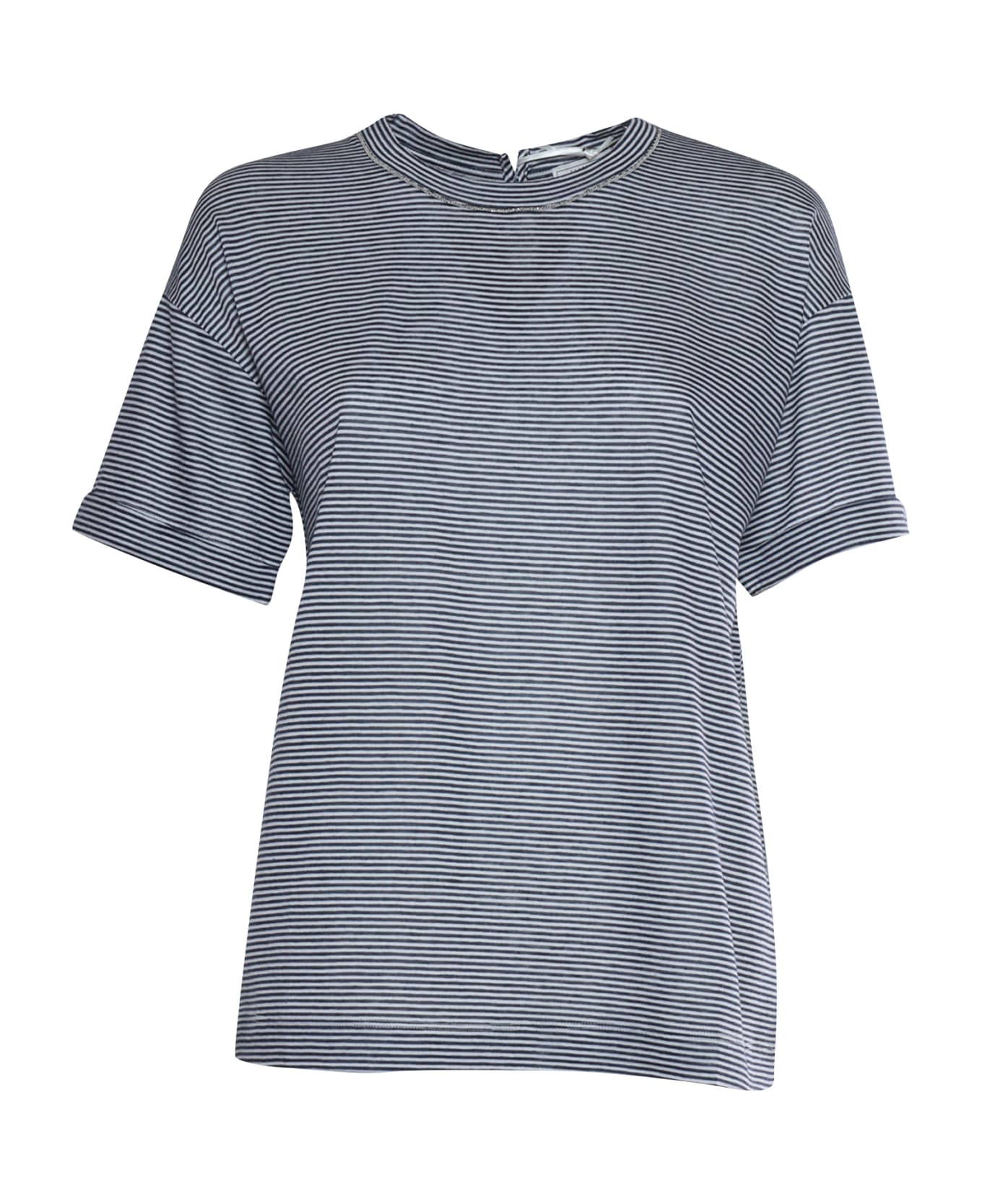 Peserico Striped T-shirt - MULTICOLOR