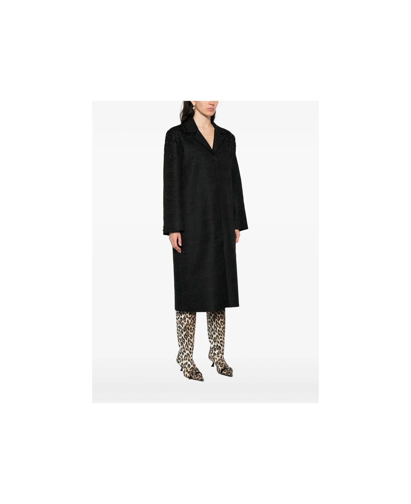 Stine Goya Coat - BLACK