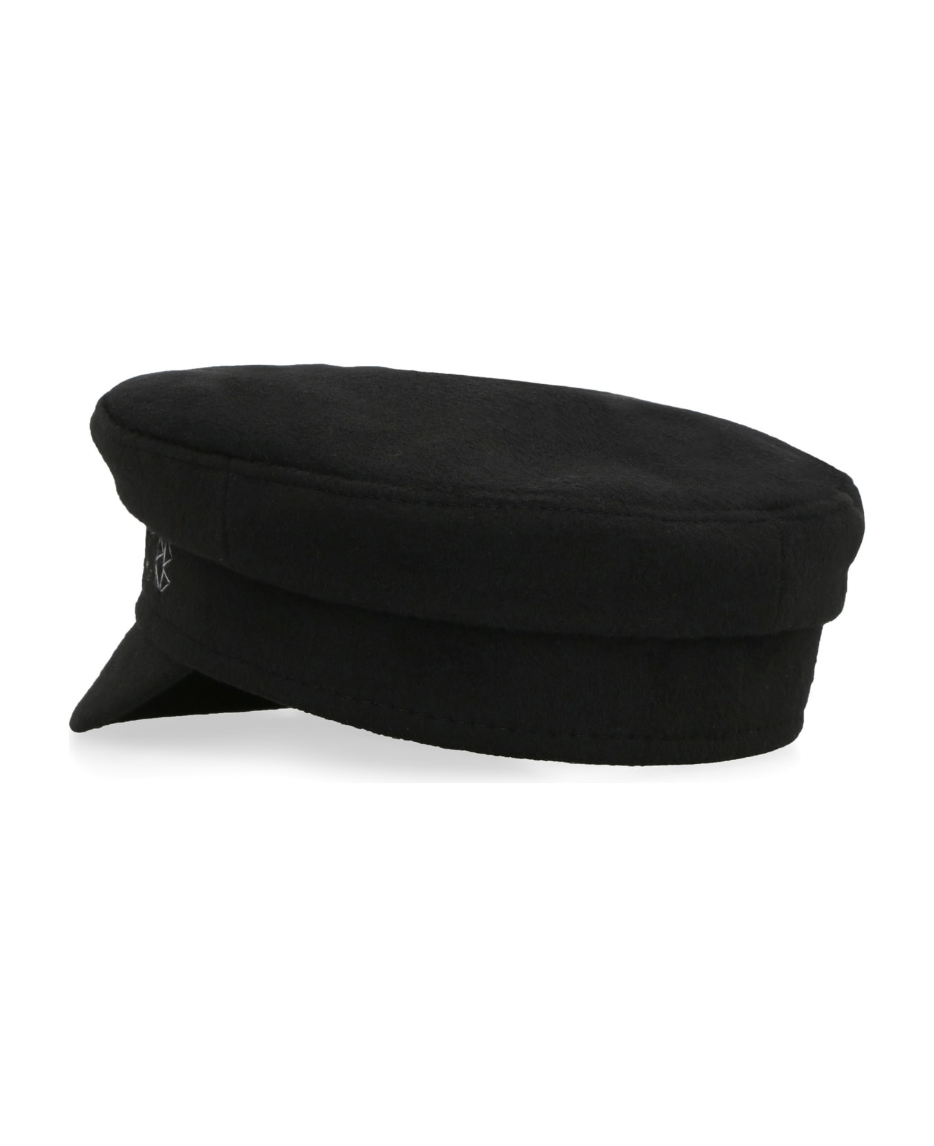 Ruslan Baginskiy Baker Boy Wool Hat - black