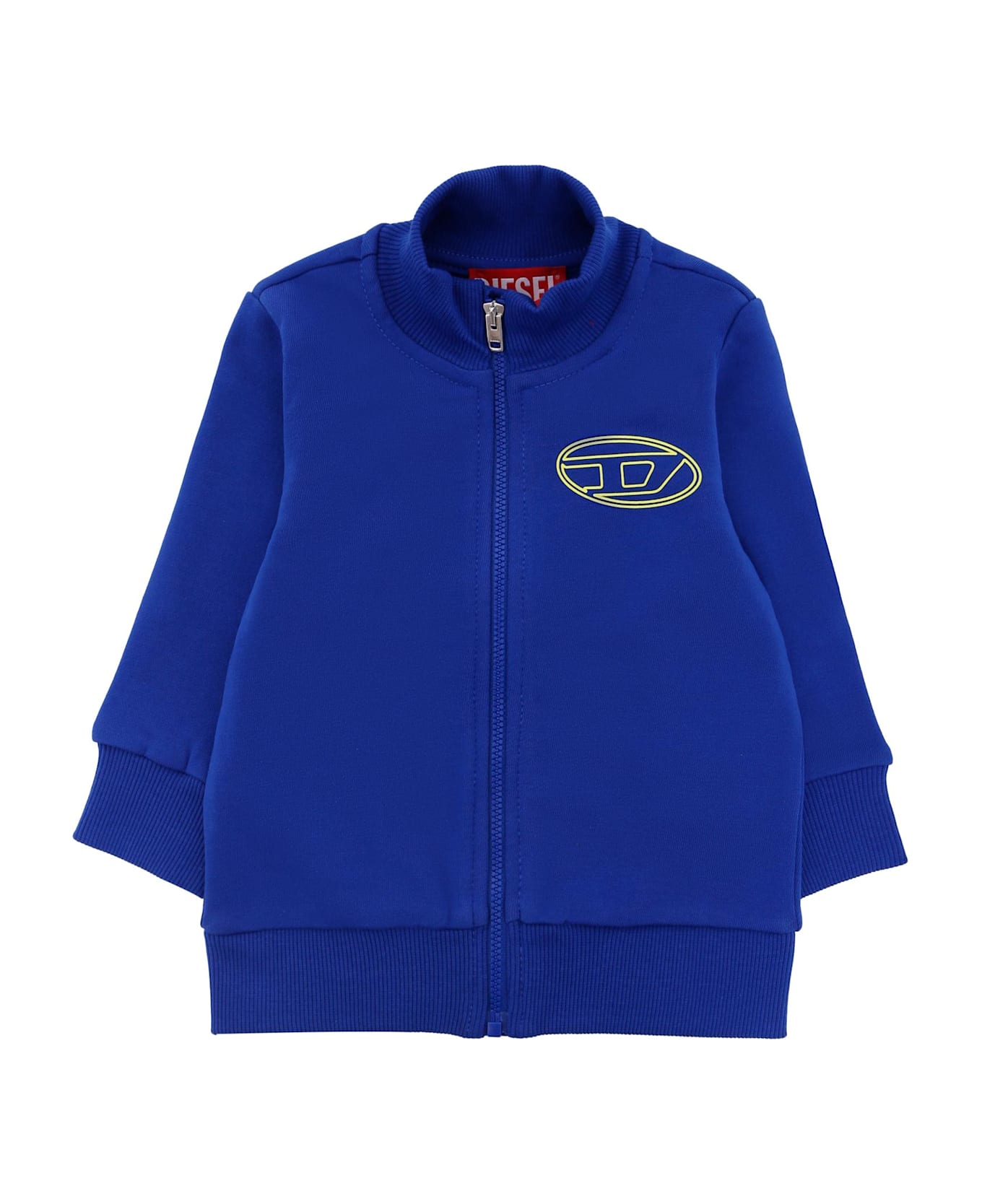 Diesel Blue Sweatshirt For Baby Boy With Logo - Blue