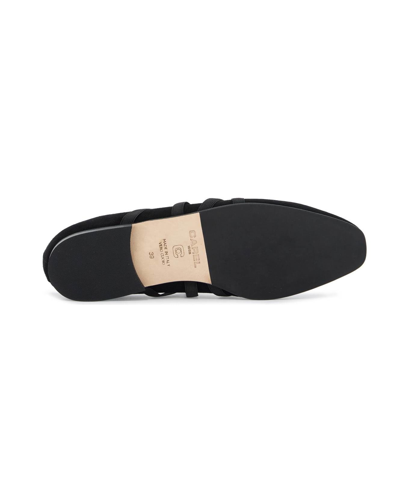 Carel Tutu Ballet - BLACK SUEDE (Black) フラットシューズ