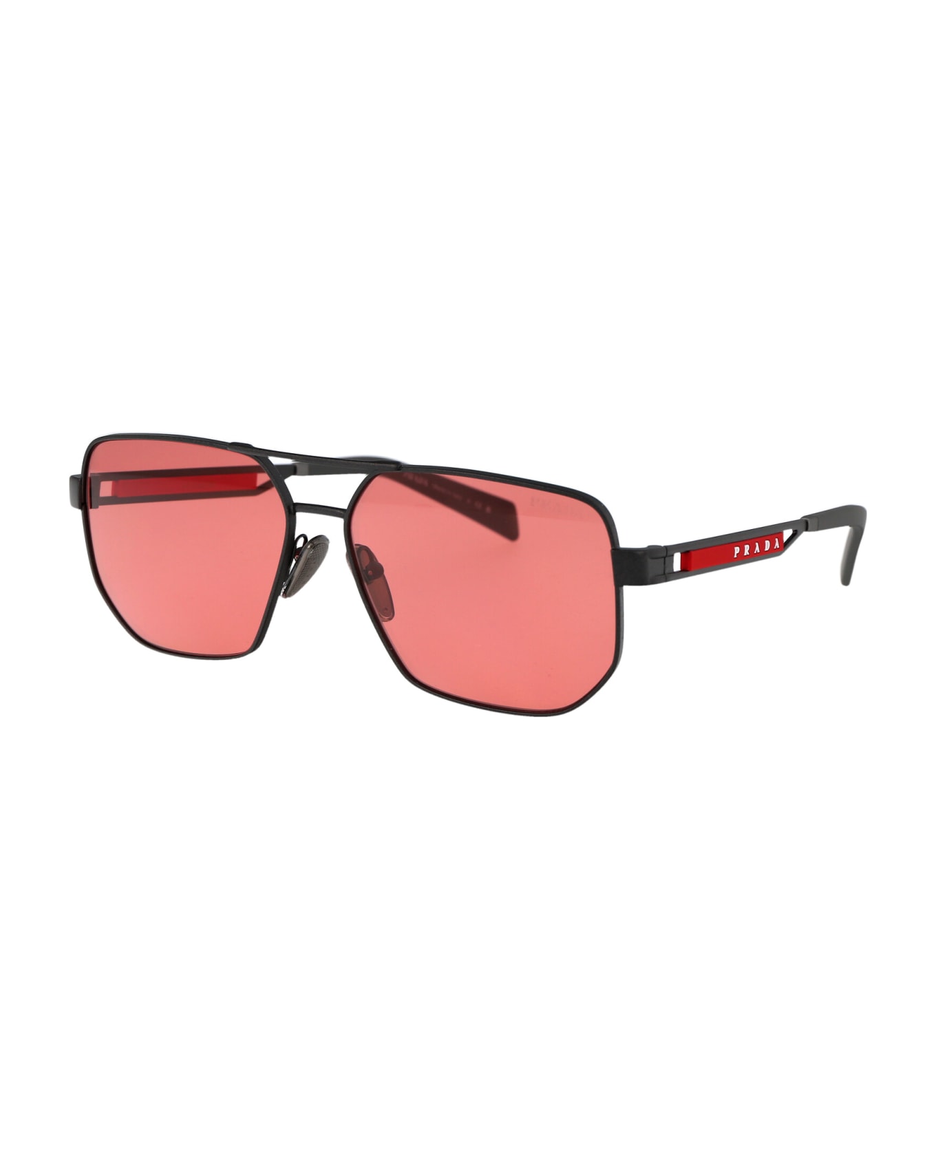 Prada Linea Rossa 0ps 51zs Sunglasses - 15P20B Matte Grey