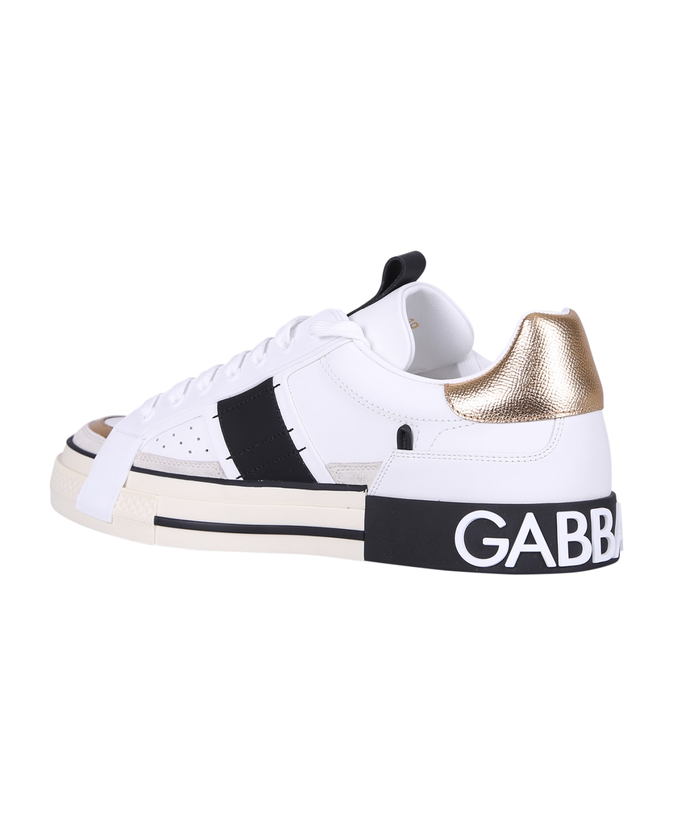 Dolce & Gabbana Lace Up Sneakers - White