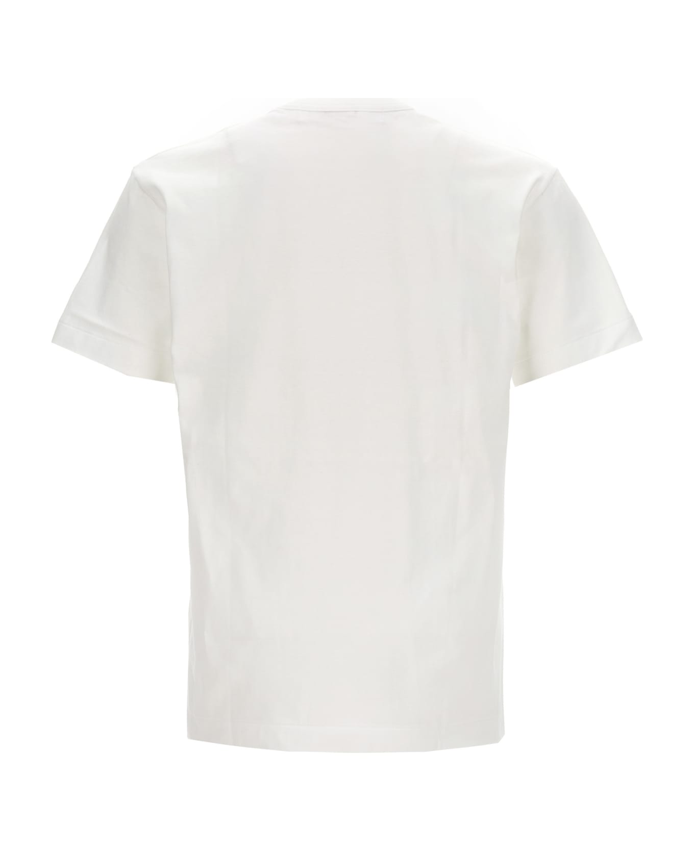 Comme des Garçons Play Logo Print T-shirt - White